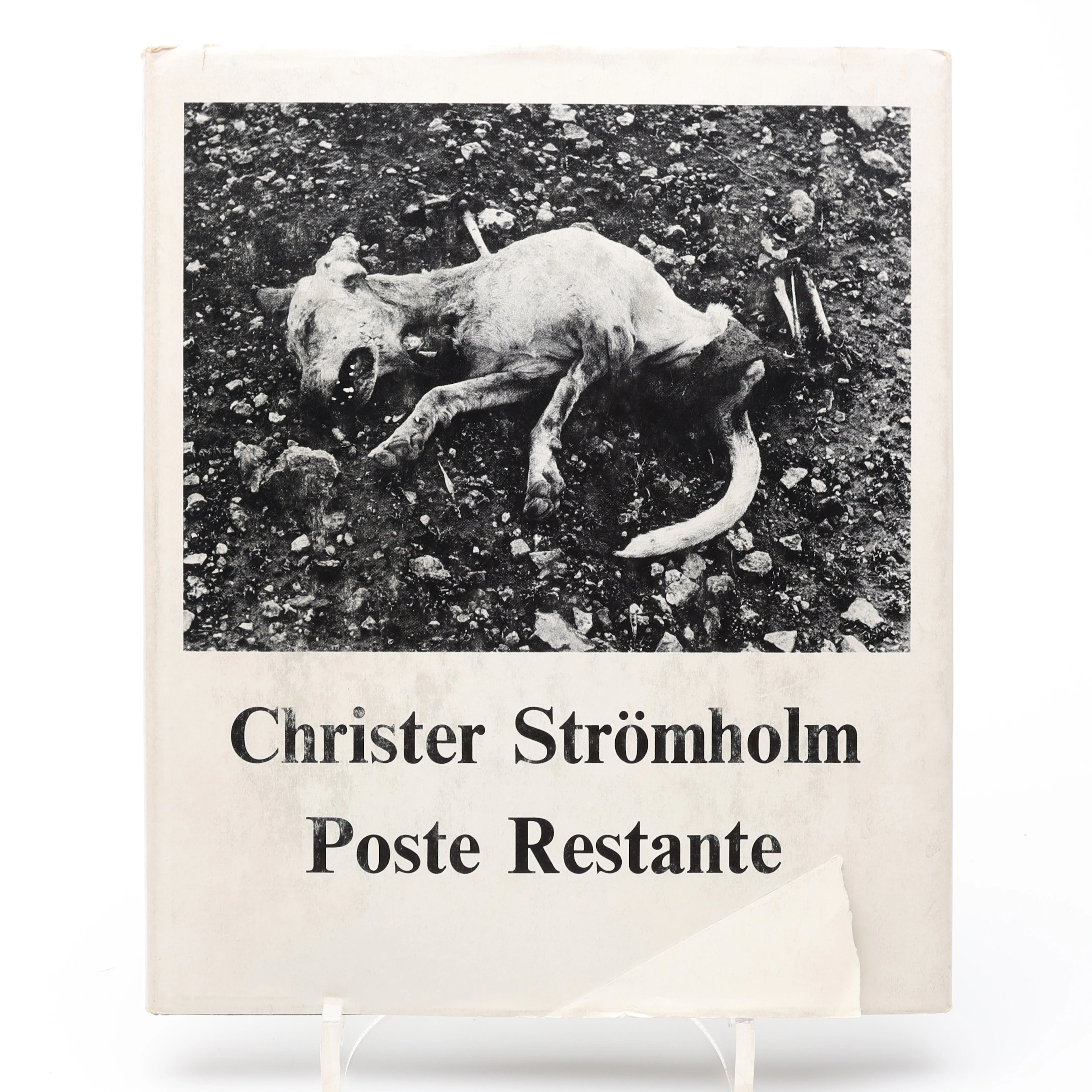 FOTO. CHRISTER STRÖMHOLMS BERÖMDA POSTE RESTANTE. I FÖRSTA UPPLAGAN 1967.