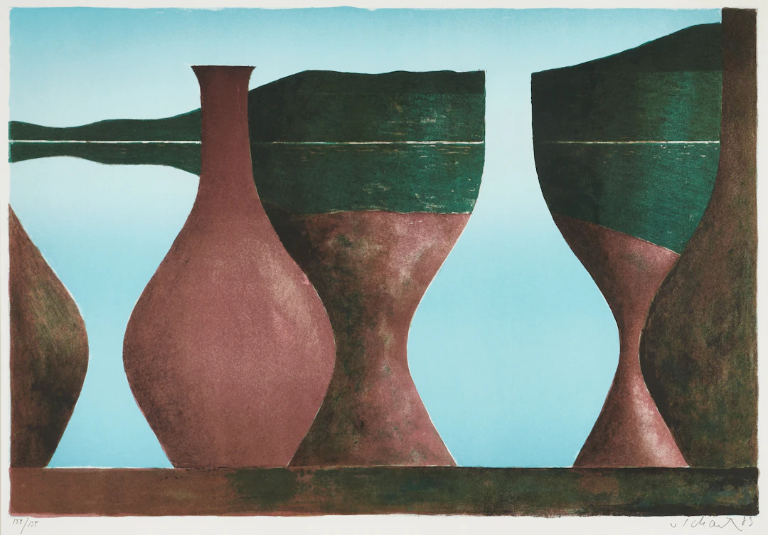PHILIP VON SCHANTZ (1928-1998): komposition, signerad, -83, ed 134/135