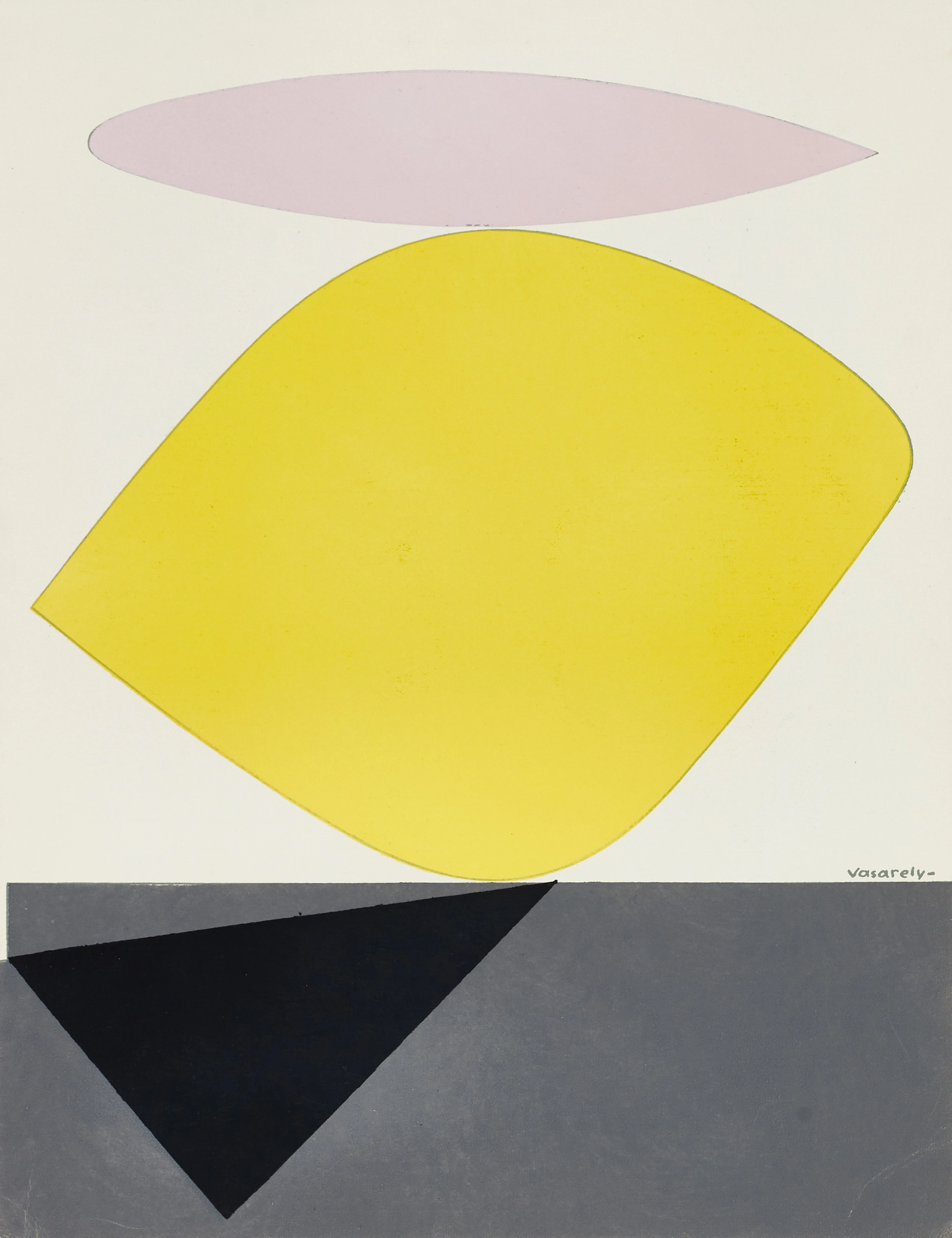 VICTOR VASARELY (Frankrike, 1906–1997), "Sauzon", signerad i trycket