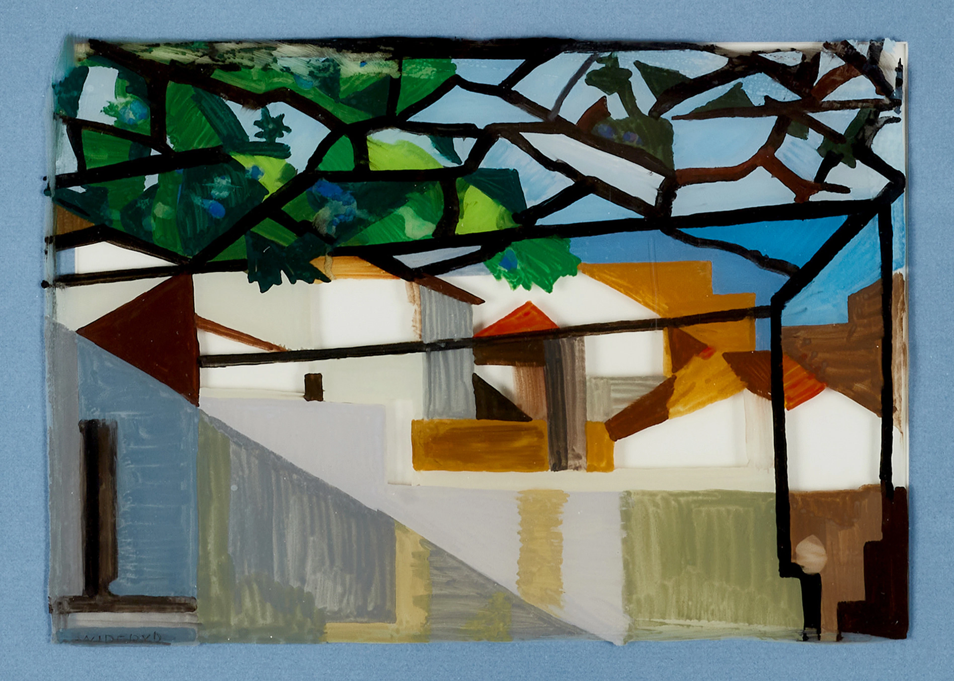 TORE WIDERYD (Stockholm 1908-1992 Stockholm), Sydländsk by, signerad