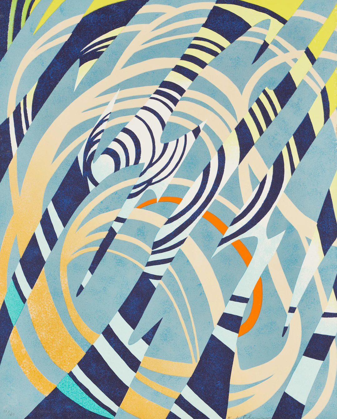 KARL AXEL PEHRSON (1921-2005). "Alternus III", 1991, signerad, numrerad