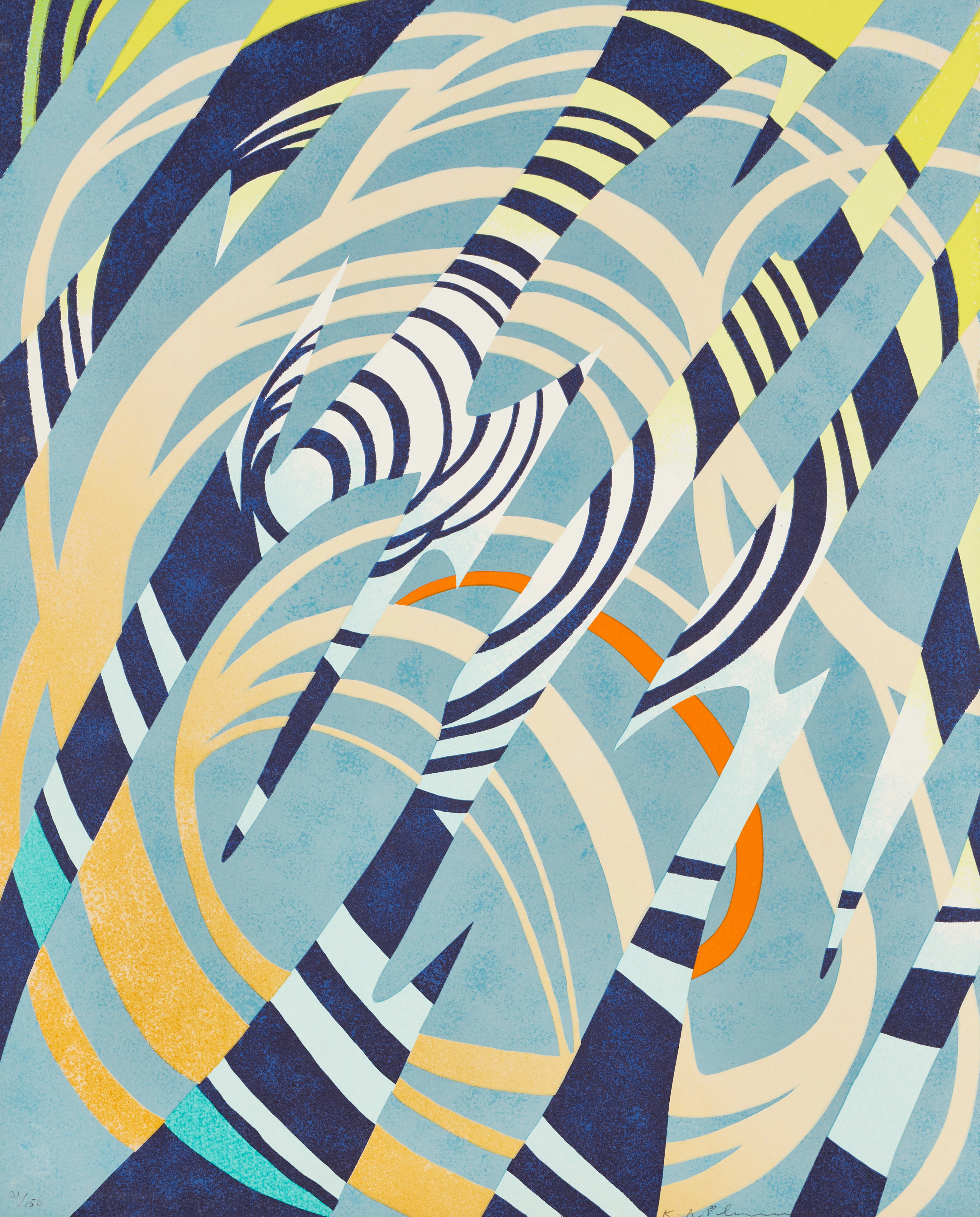 KARL AXEL PEHRSON (1921-2005). "Alternus III", 1991, signerad, numrerad