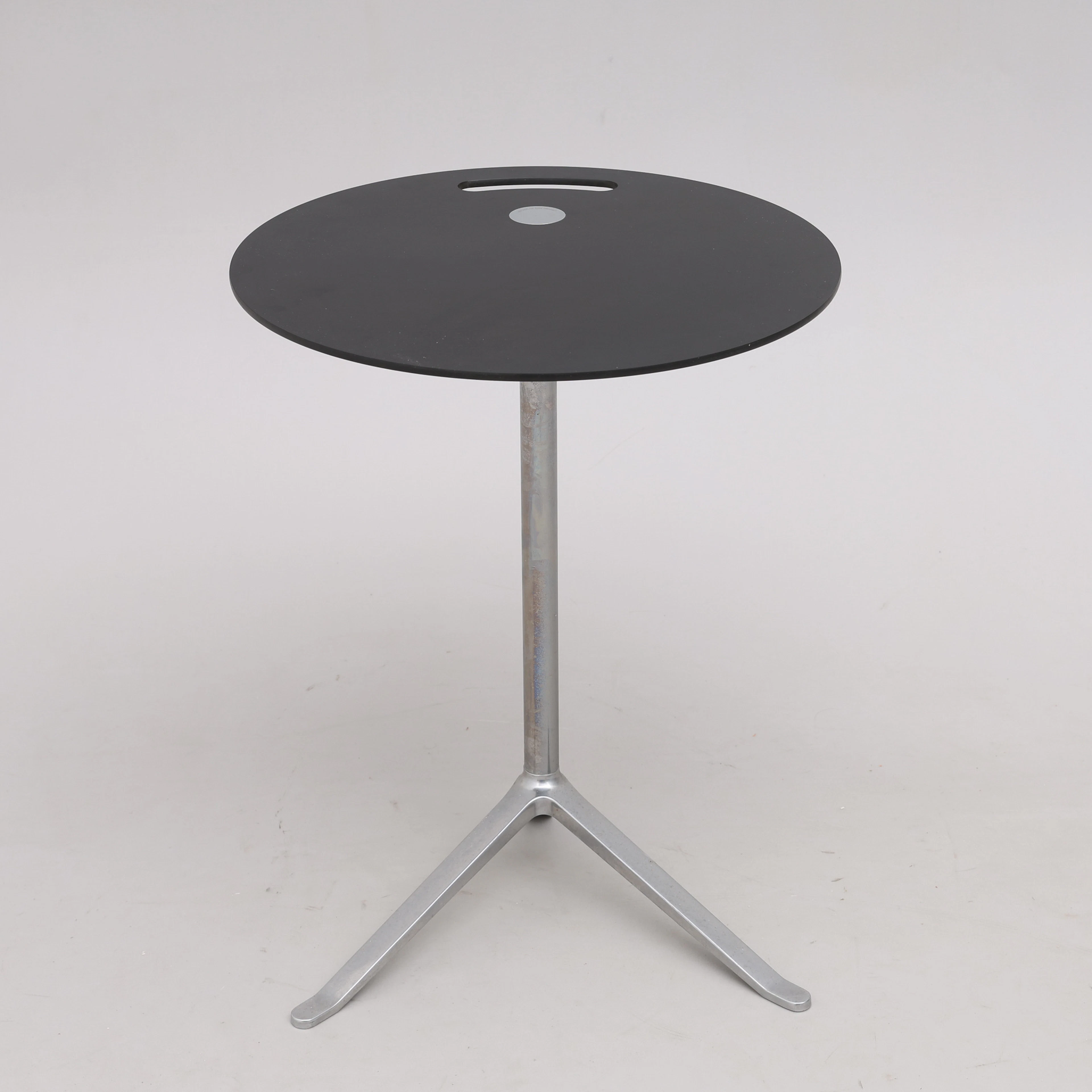 KASPER SALTO. SIDOBORD, STÅL & SVARTLACKERAD LAMINAT, KS12, "LITTLE