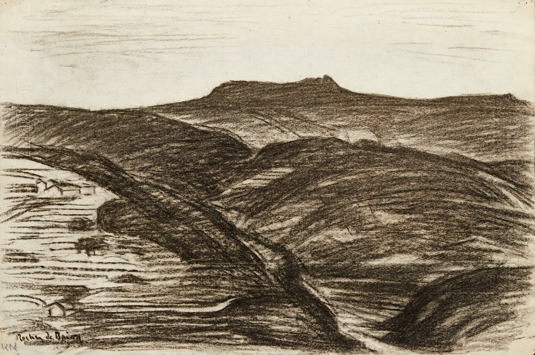 KARL NORDSTRÖM (Tjörn 1855-1923 Drottningholm). Landskap från Rocher