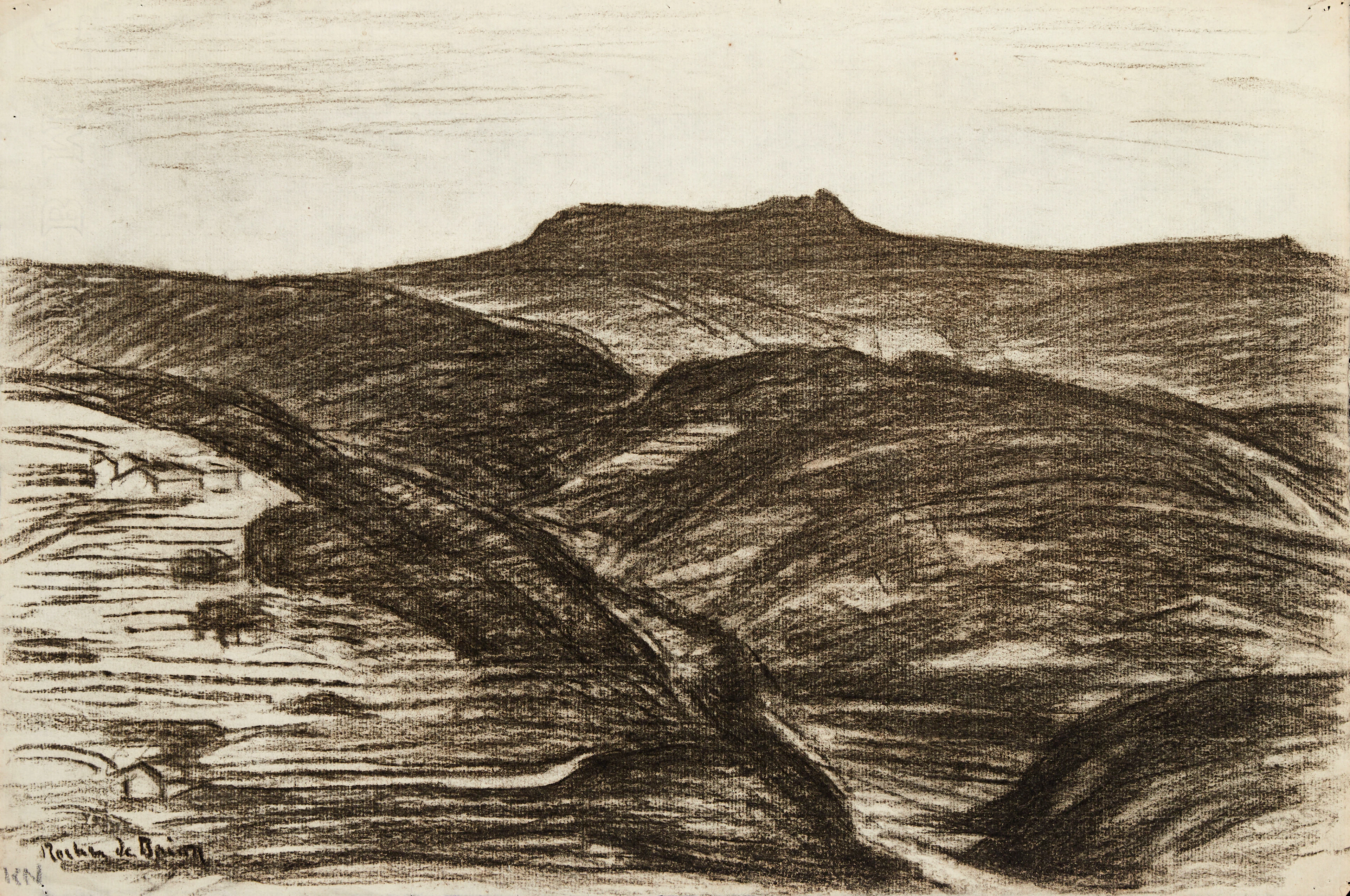 KARL NORDSTRÖM (Tjörn 1855-1923 Drottningholm). Landskap från Rocher