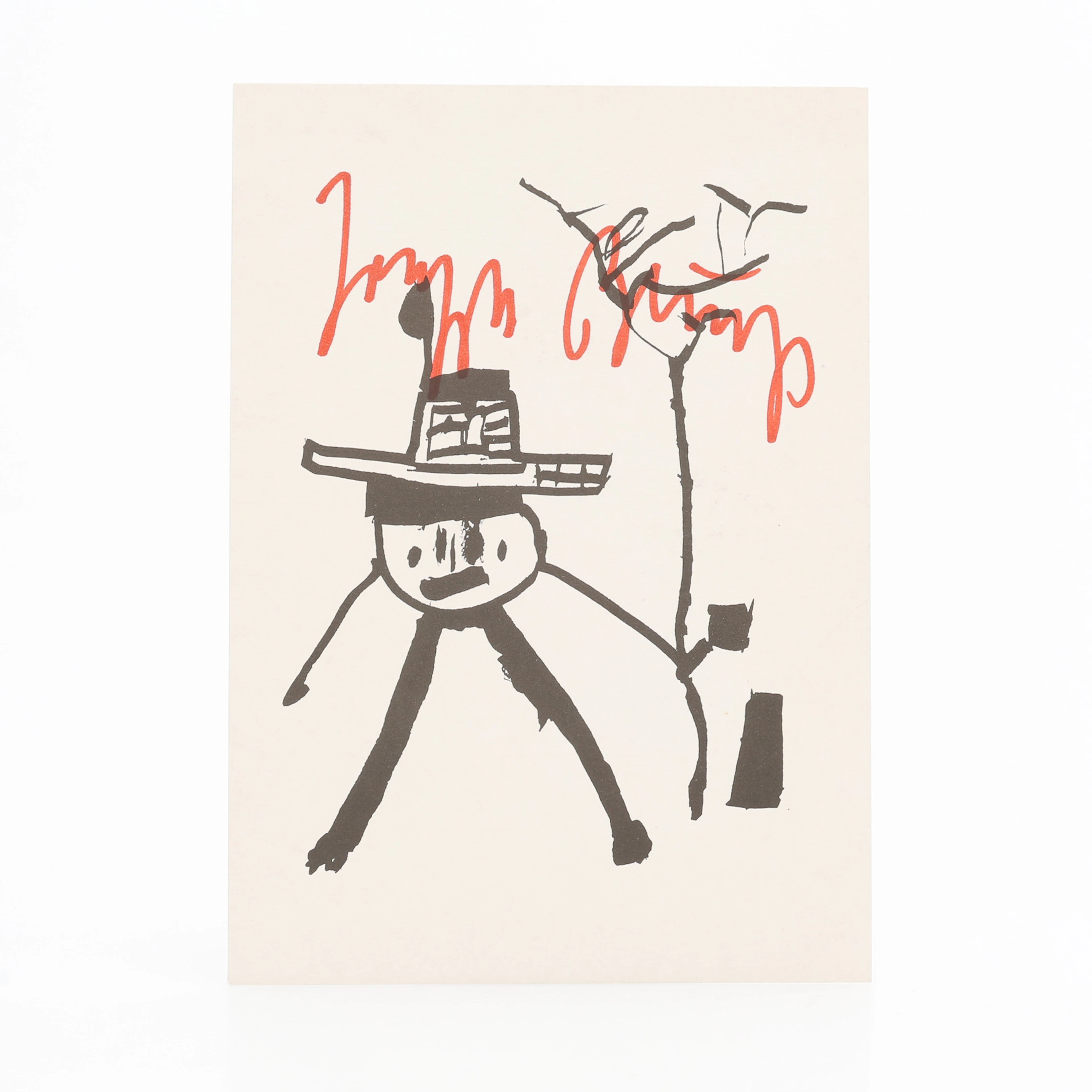 JOSEPH BEUYS. VYKORT, SIGNERAT.