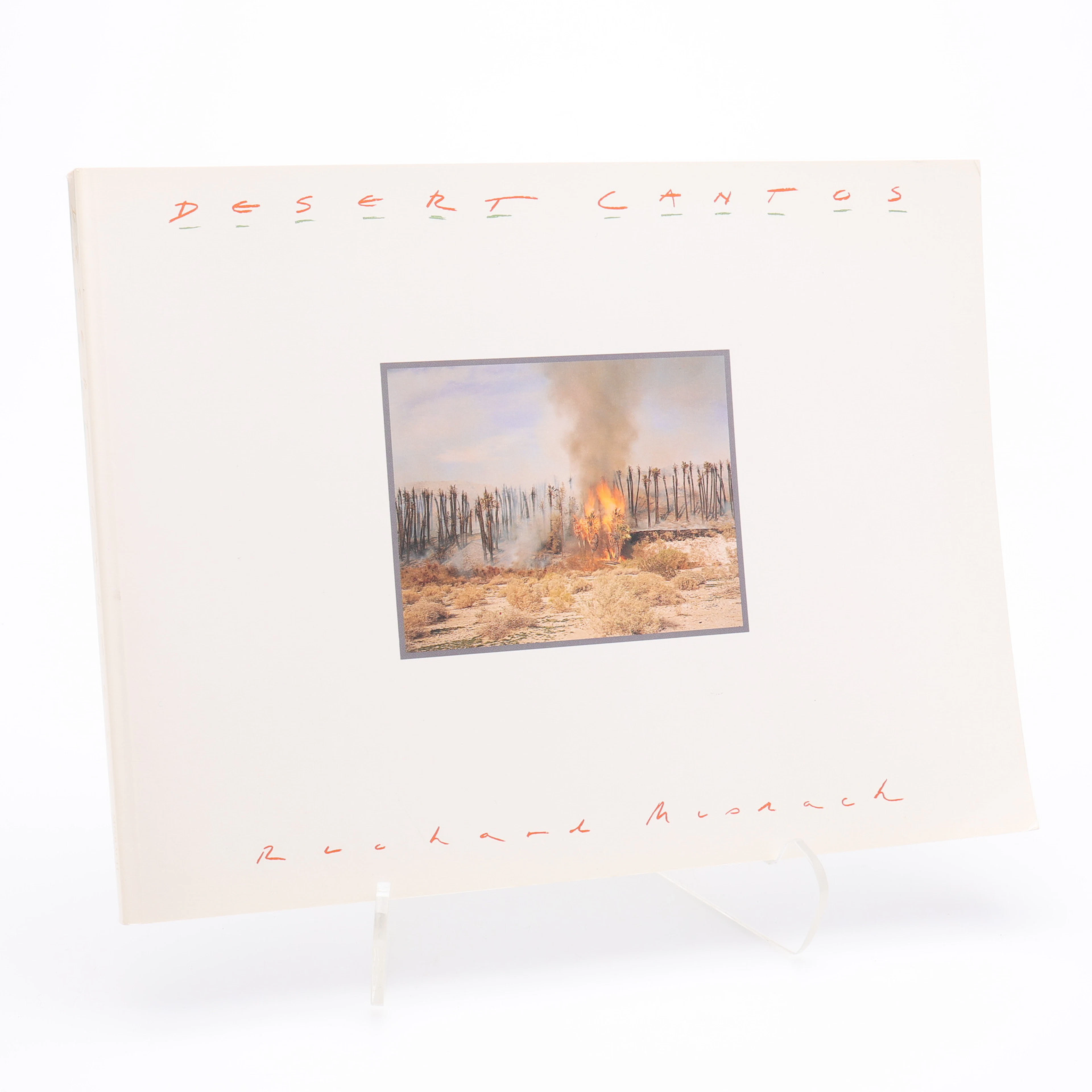 RICHARD MISRACHS UTSTÄLLNINGSBOK "DESERT CANTOS" I FÖRSTA UPPLAGAN, 1987.