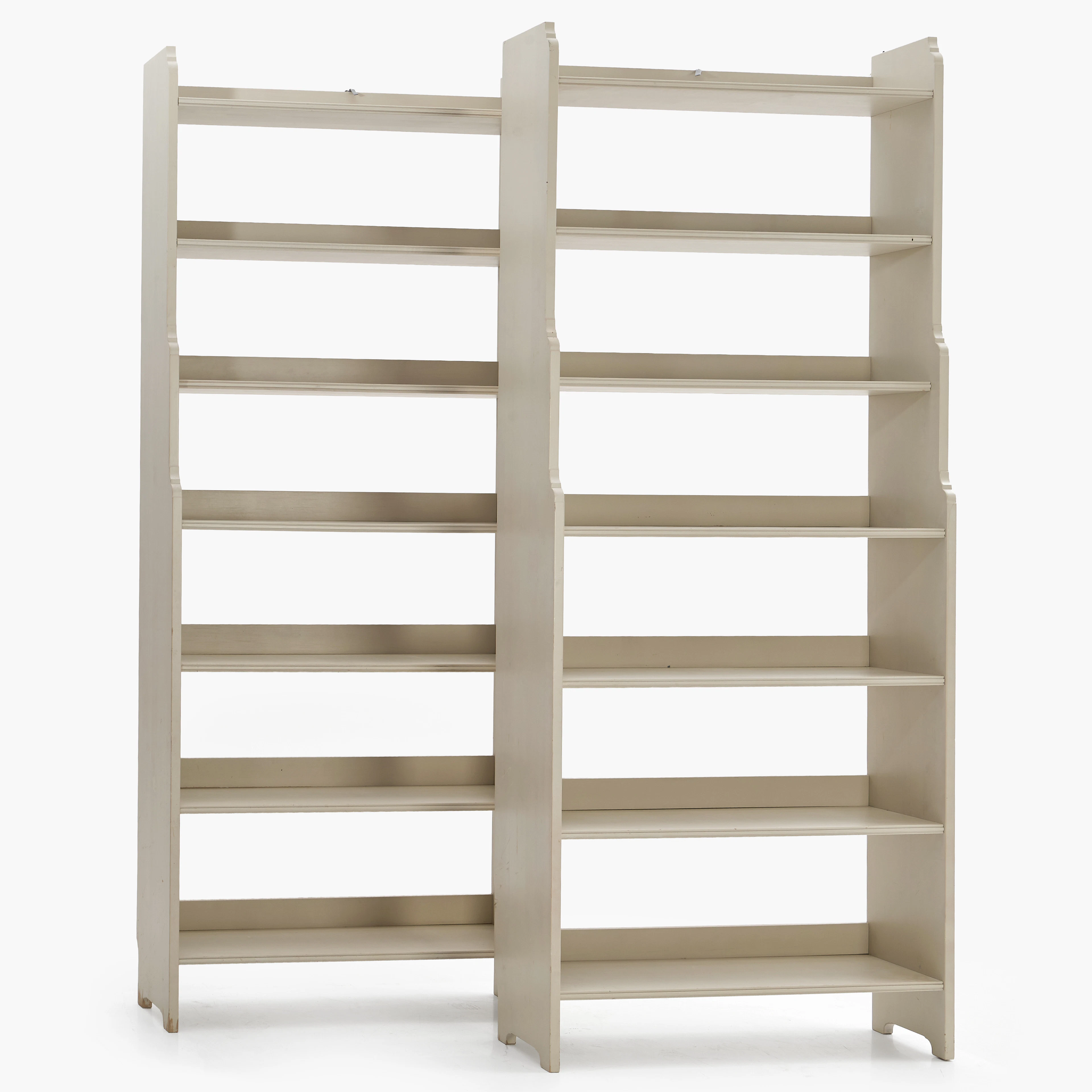 BOKHYLLOR, ett par, "Ekolsund", ur IKEAs 1700-talets serie, brännmärkta.
