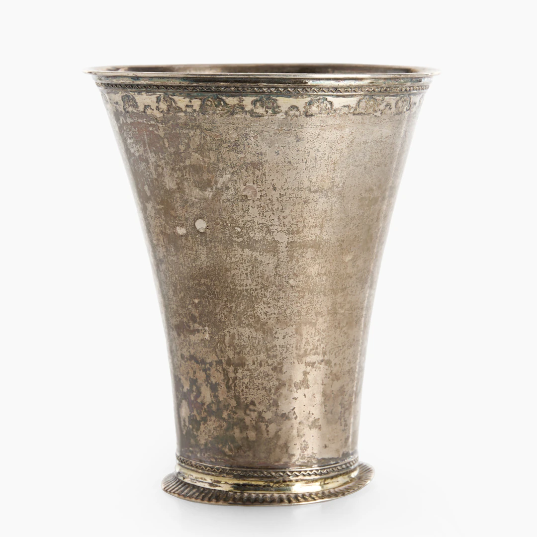 ILS ORSTEDT (verksam 1745-1769). Bägare, silver, Norrköping 1761.