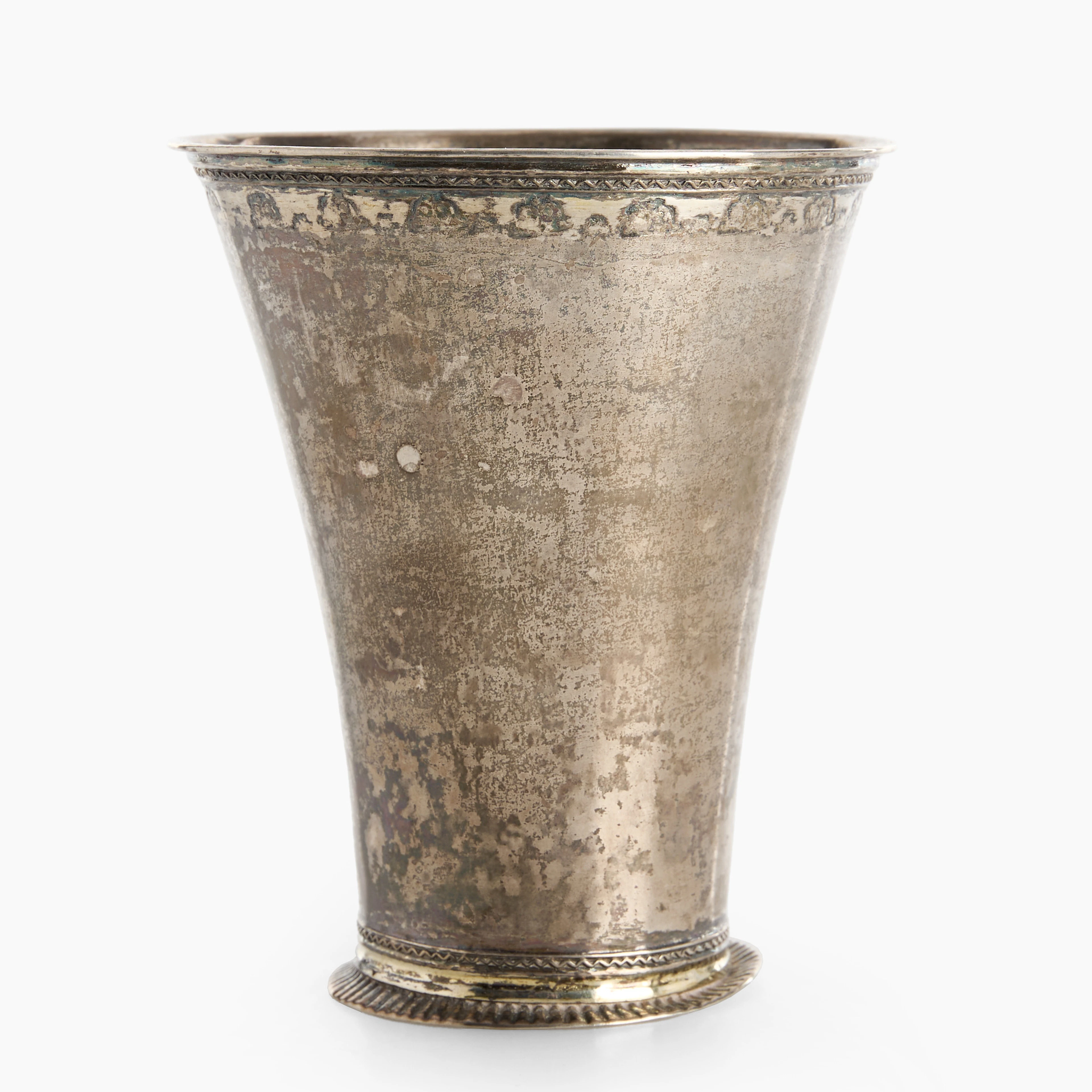 ILS ORSTEDT (verksam 1745-1769). Bägare, silver, Norrköping 1761.
