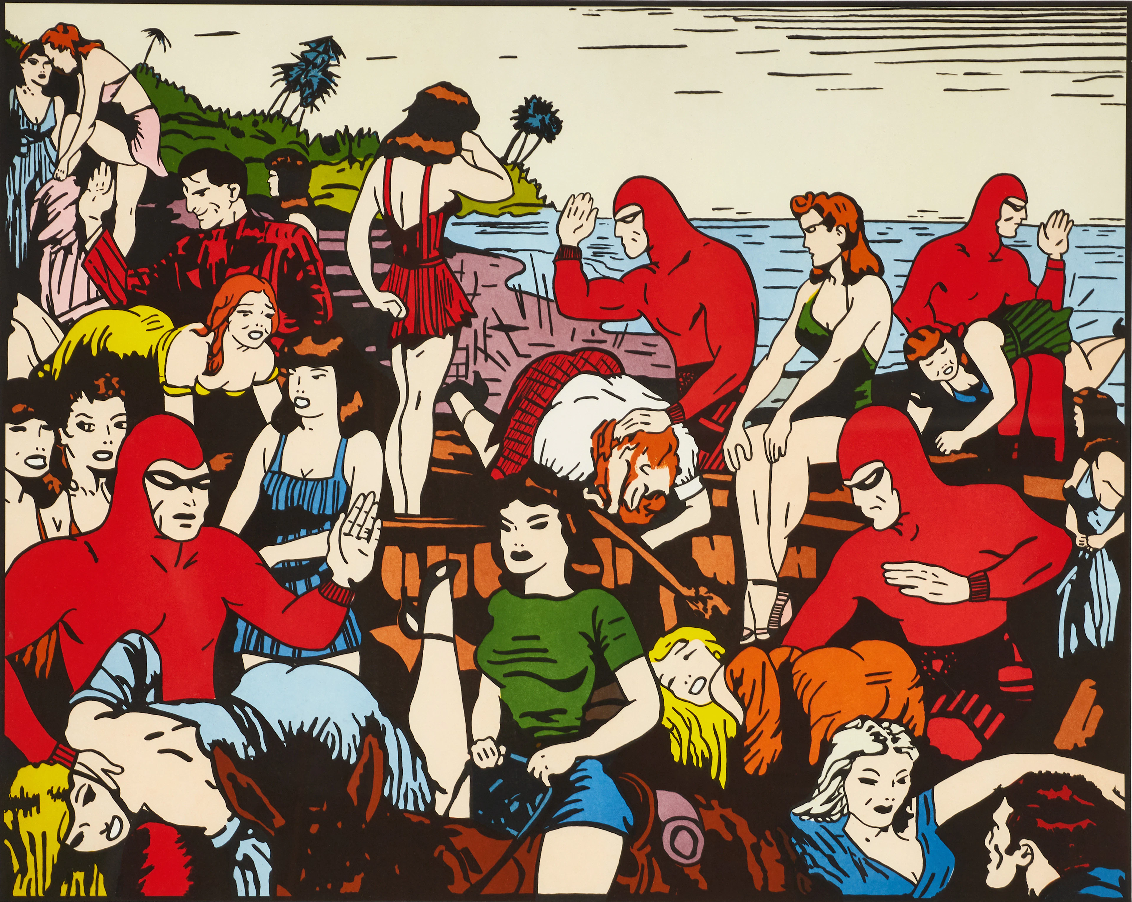 CARL JOHAN DE GEER (1938). " The Phantom gives Therapy", signerad