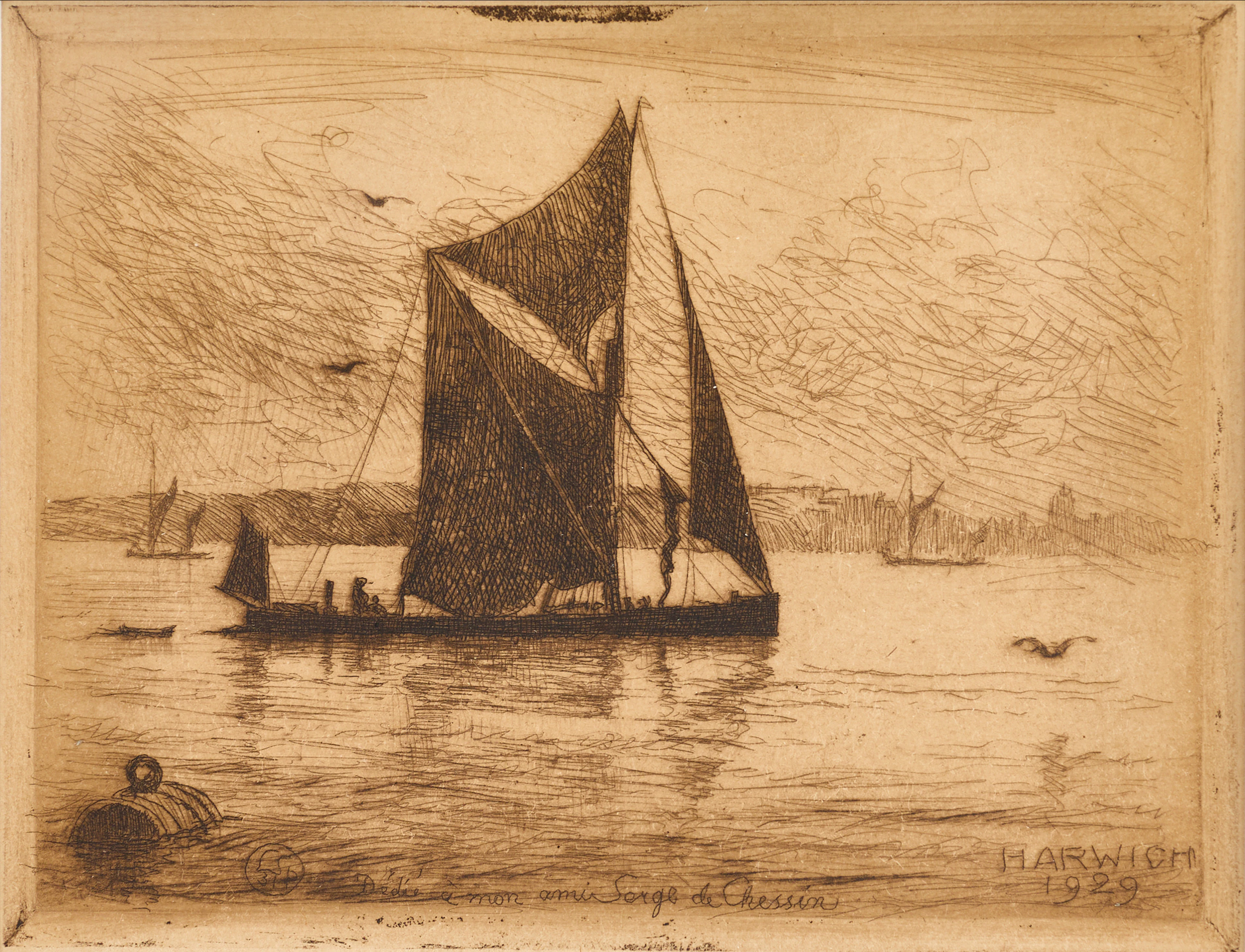 LOUIS SPARRE (f. 1863 i Gravellona, Italien, död 1964 i Stockholm)