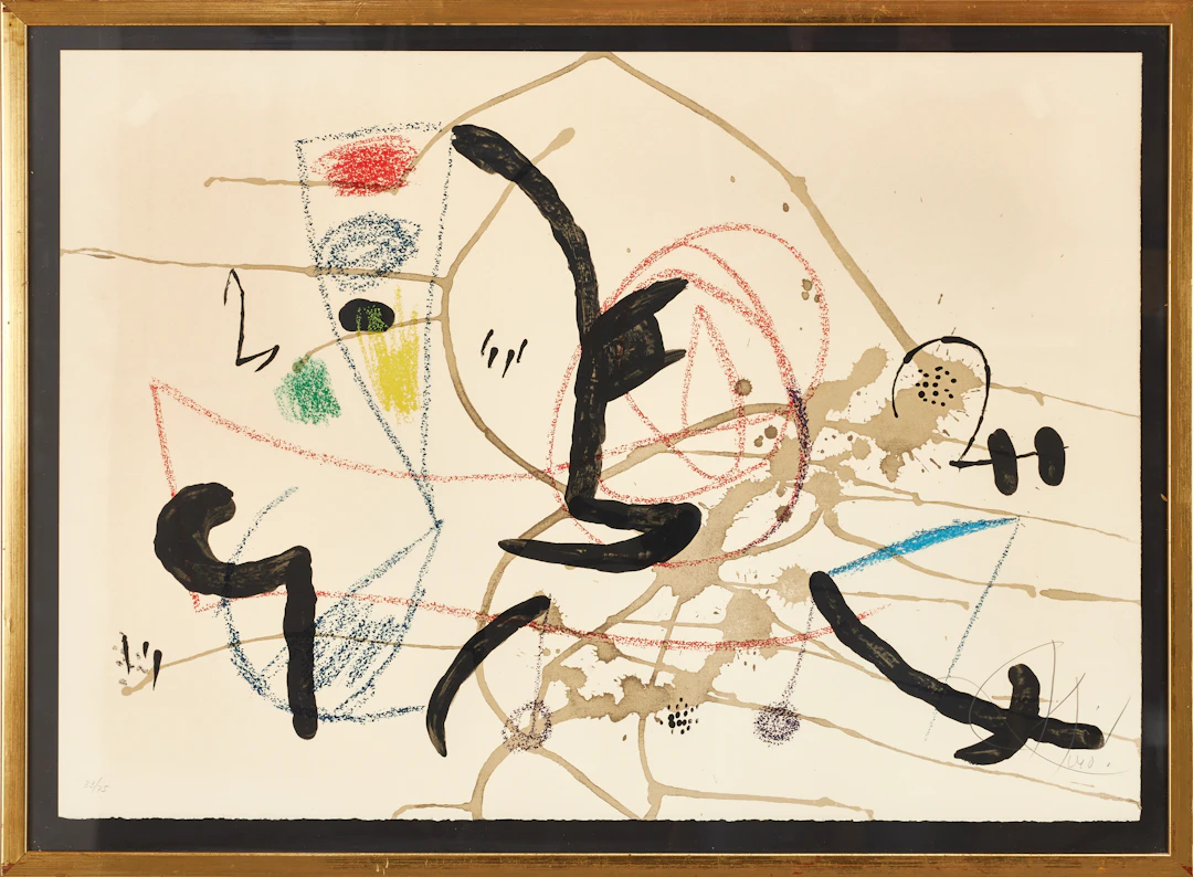 JOAN MIRÓ. Ur sviten "Maravillas con Variaciones Acrosticas en el