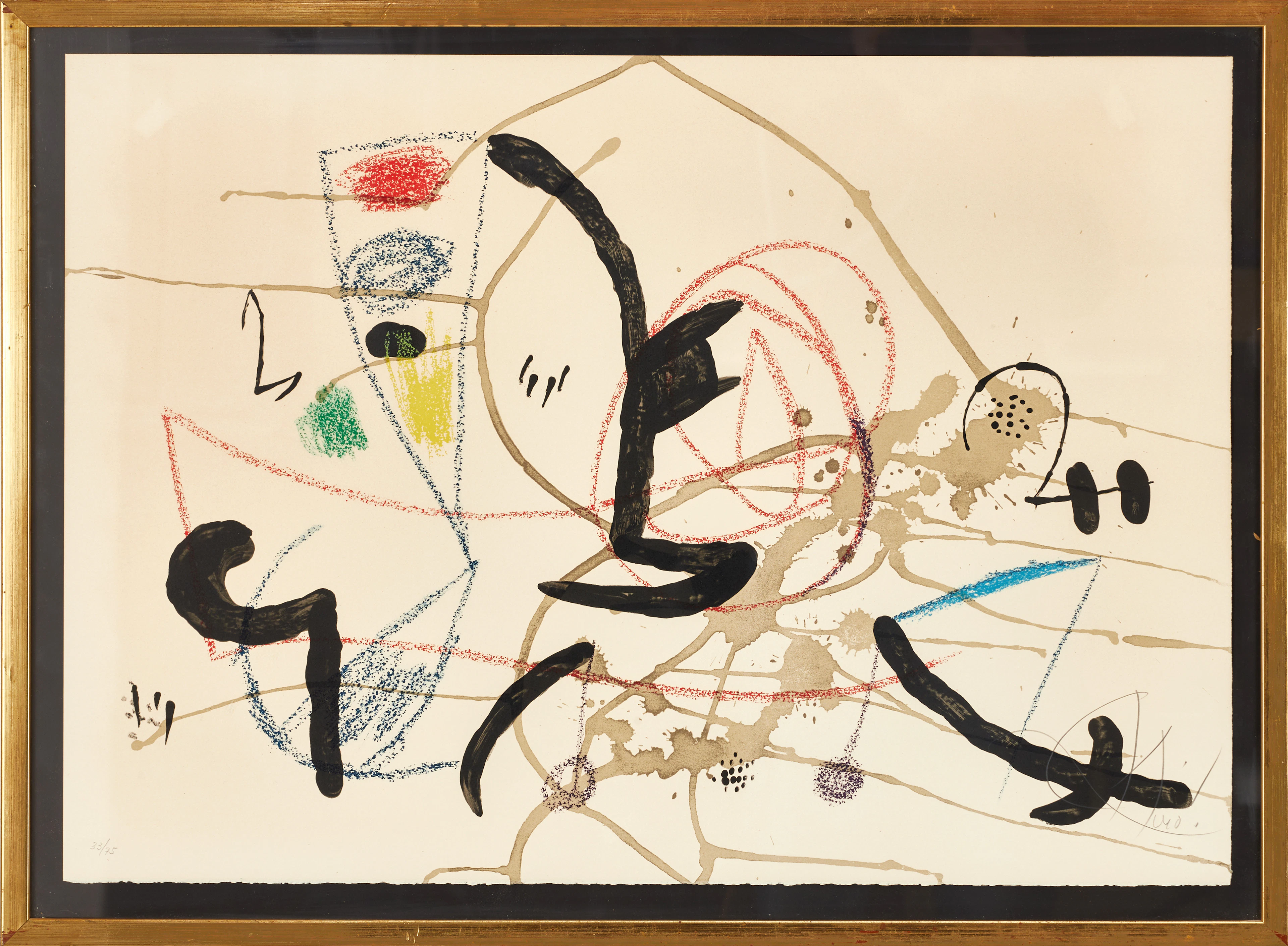 JOAN MIRÓ. Ur sviten "Maravillas con Variaciones Acrosticas en el
