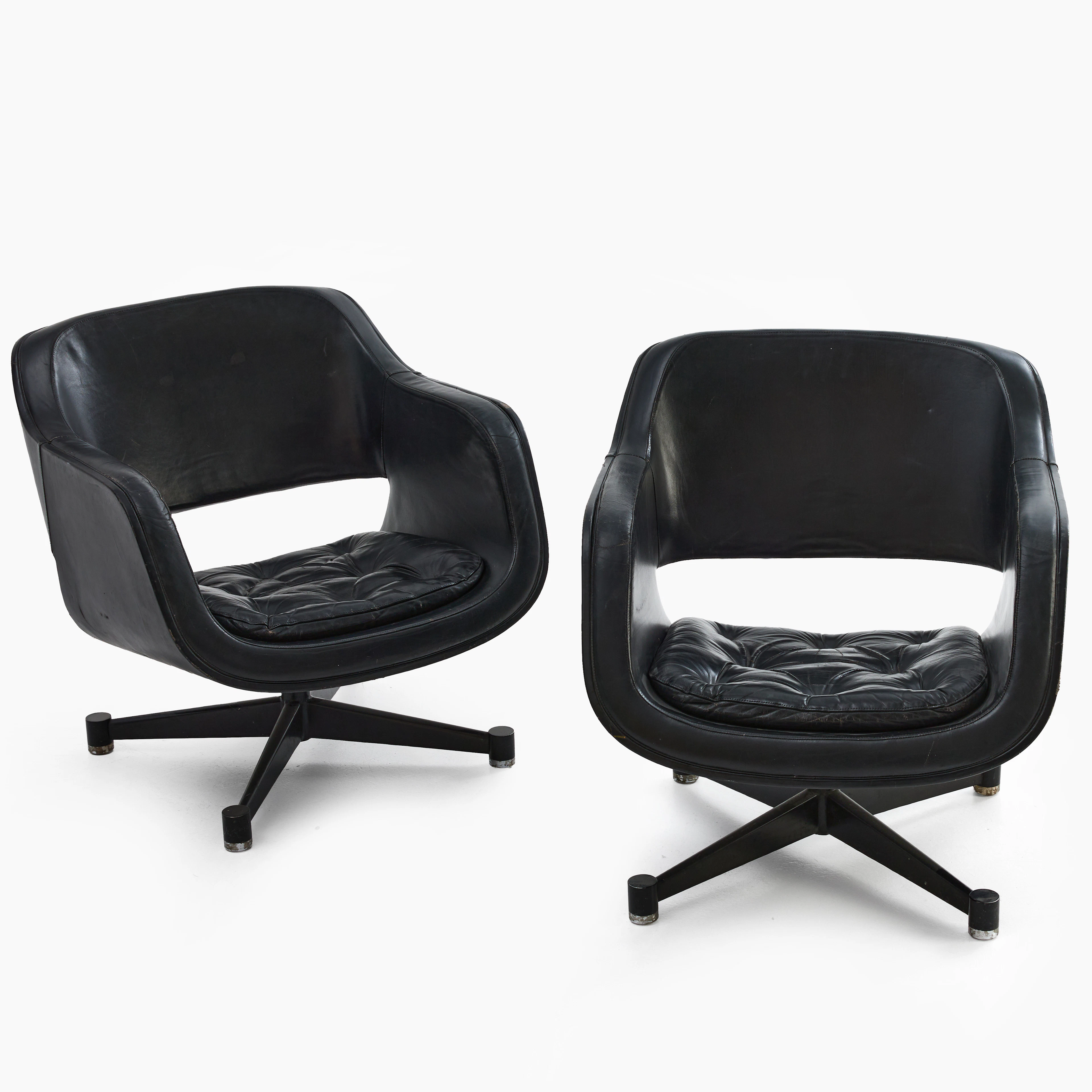 EERO AARNIO (Finland, 1932). Fåtöljer, ett par, "Grand Chair", Asko