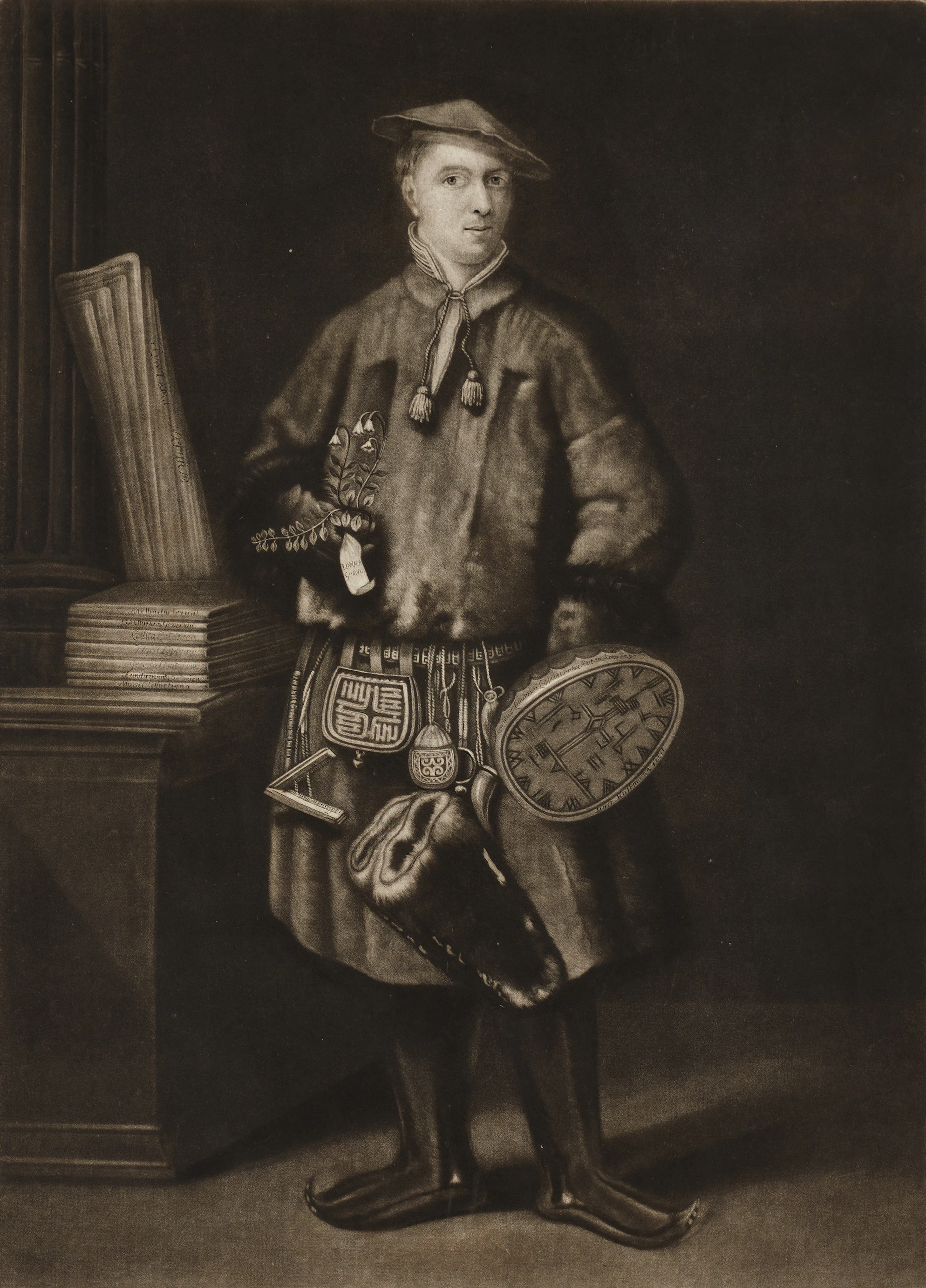ROBERT JOHN DUNKERTON (1744-1811). "Carl von Linné" (Linnaeus in his