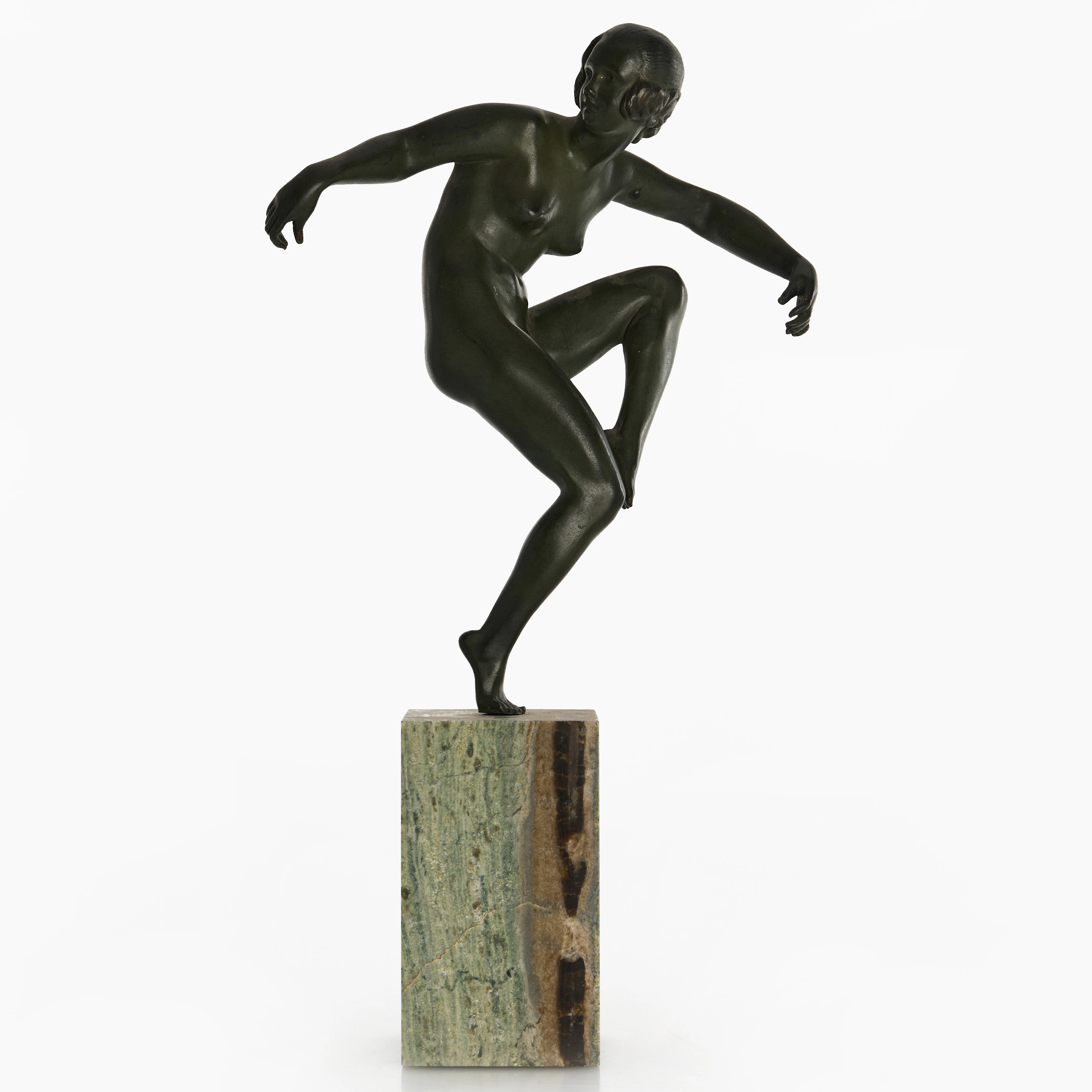 MARCEL BOURAINE (Frankrike, 1886-1948), efter. 'Dansös', skulptur