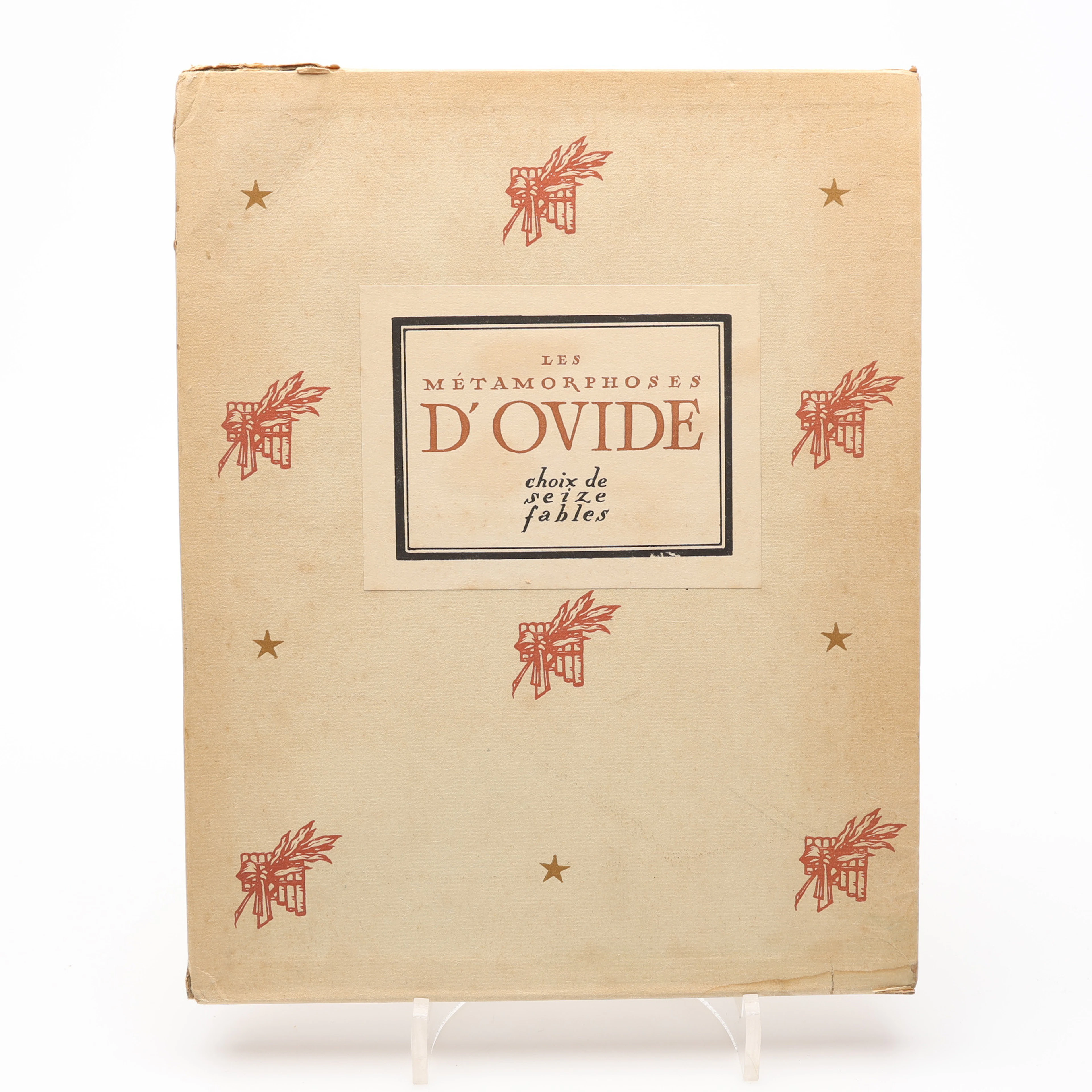 LES METAMORPHOSES D'OVIDE - CHOIX DE SEIZE FABLES 1946 VACKERT ILLUSTRERADE