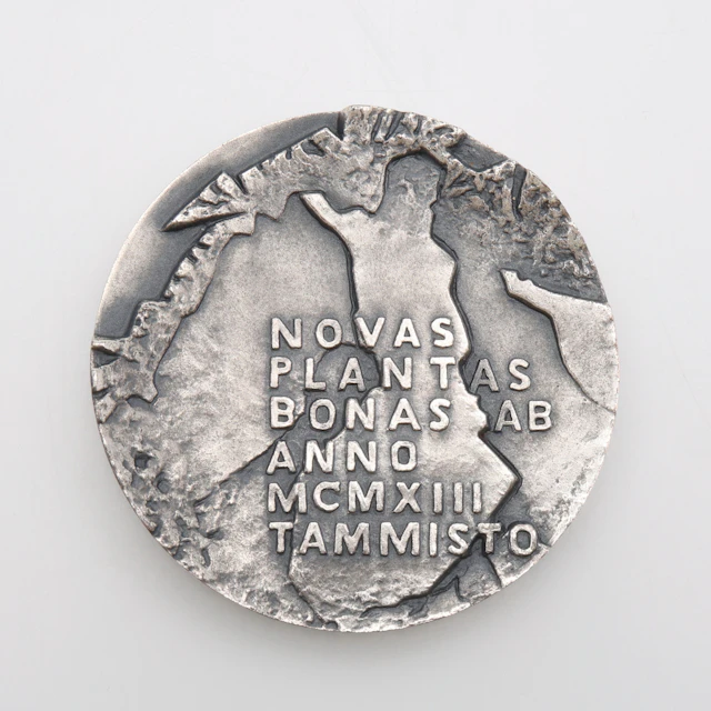 MEDALJ, SILVER, ÅBO, FINLAND, 1975, VIKT CA 278 GRAM.