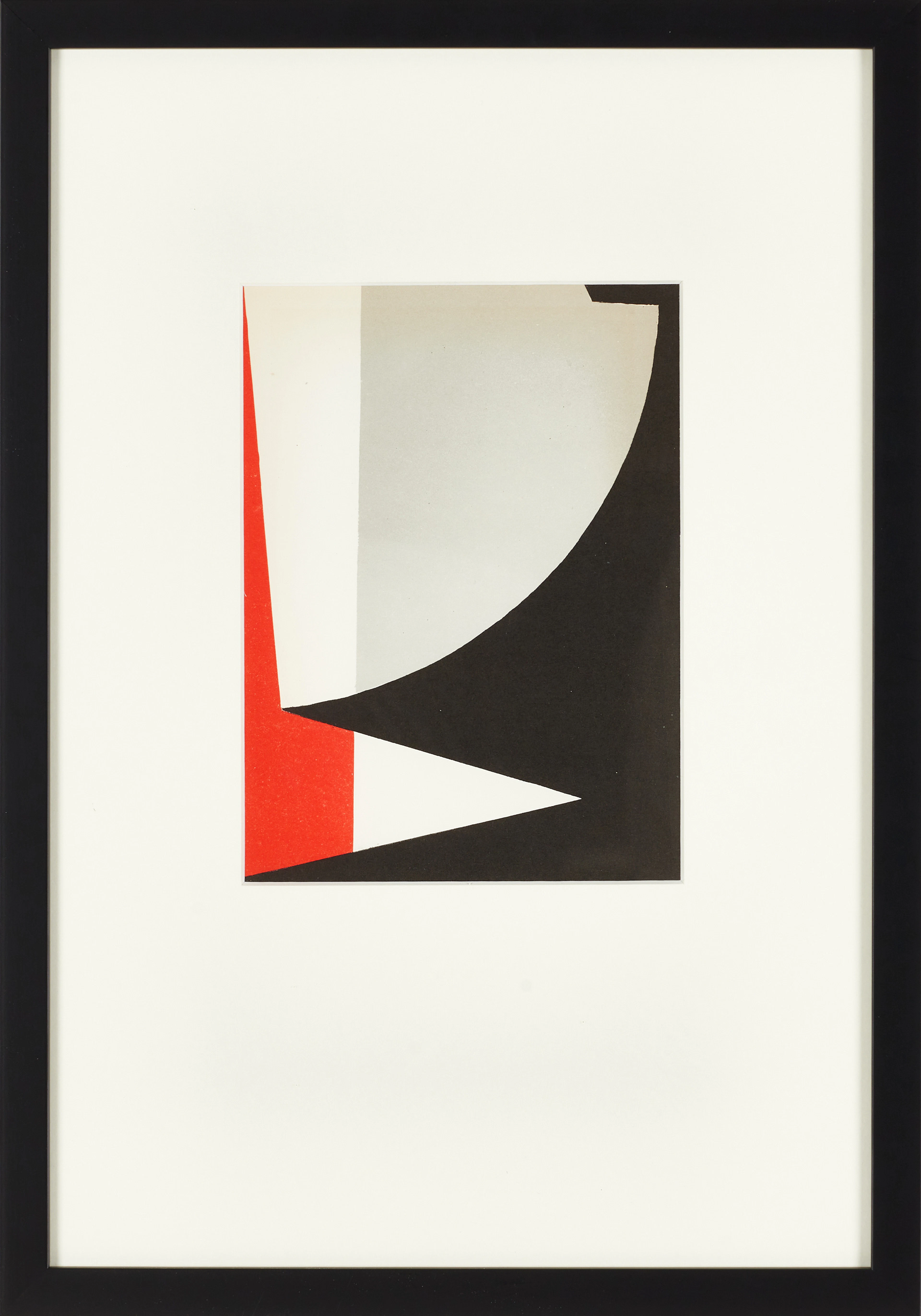 ERIC H. OLSON. efter, Komposition, 1956, färgtryck.