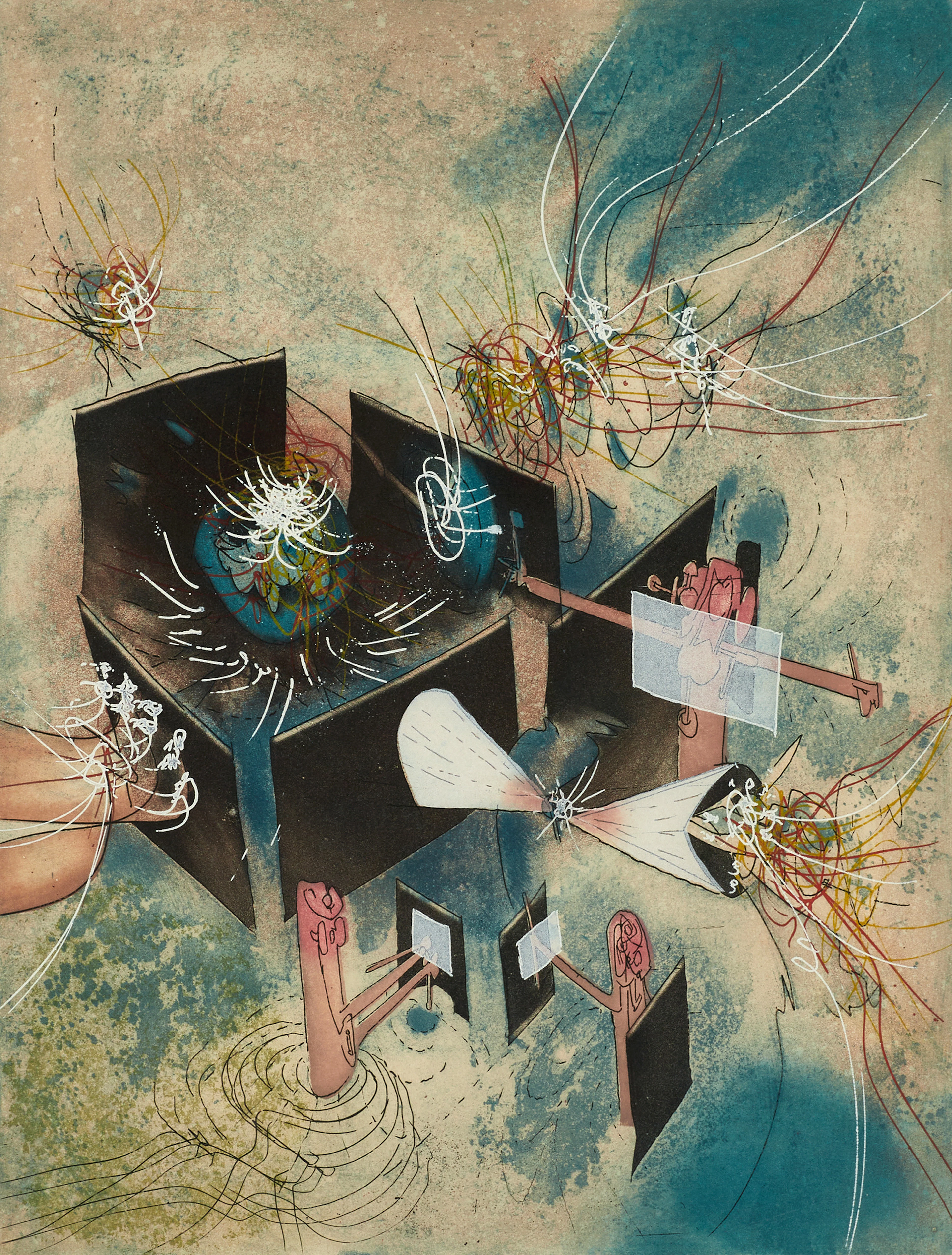 ROBERTO MATTA (Chile, 1911-2002). #6, ur "Hom'mere III – L’Ergonaute"