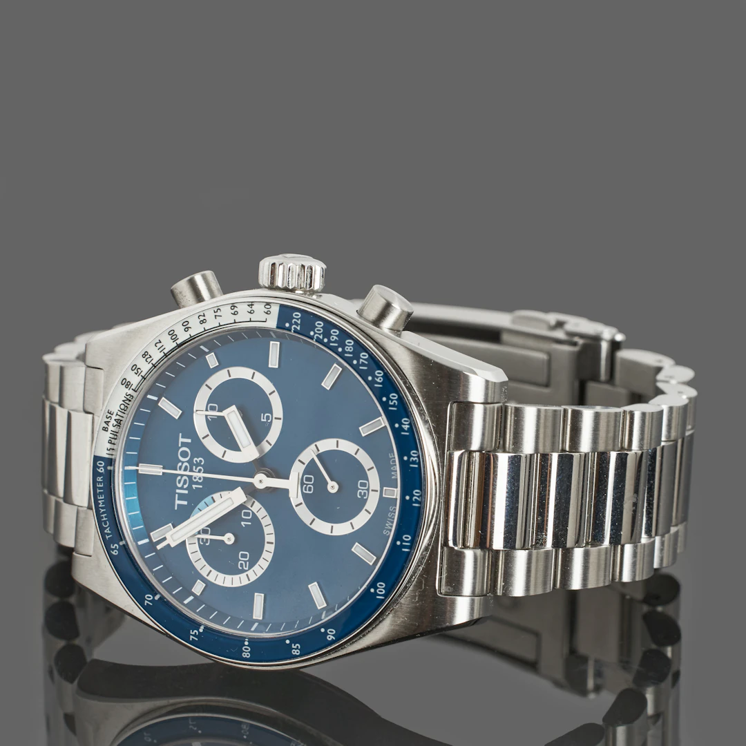 HERRARMBANDSUR TISSOT 1853, PR516, quartz, blå urtavla, T149.417.11.041.00.