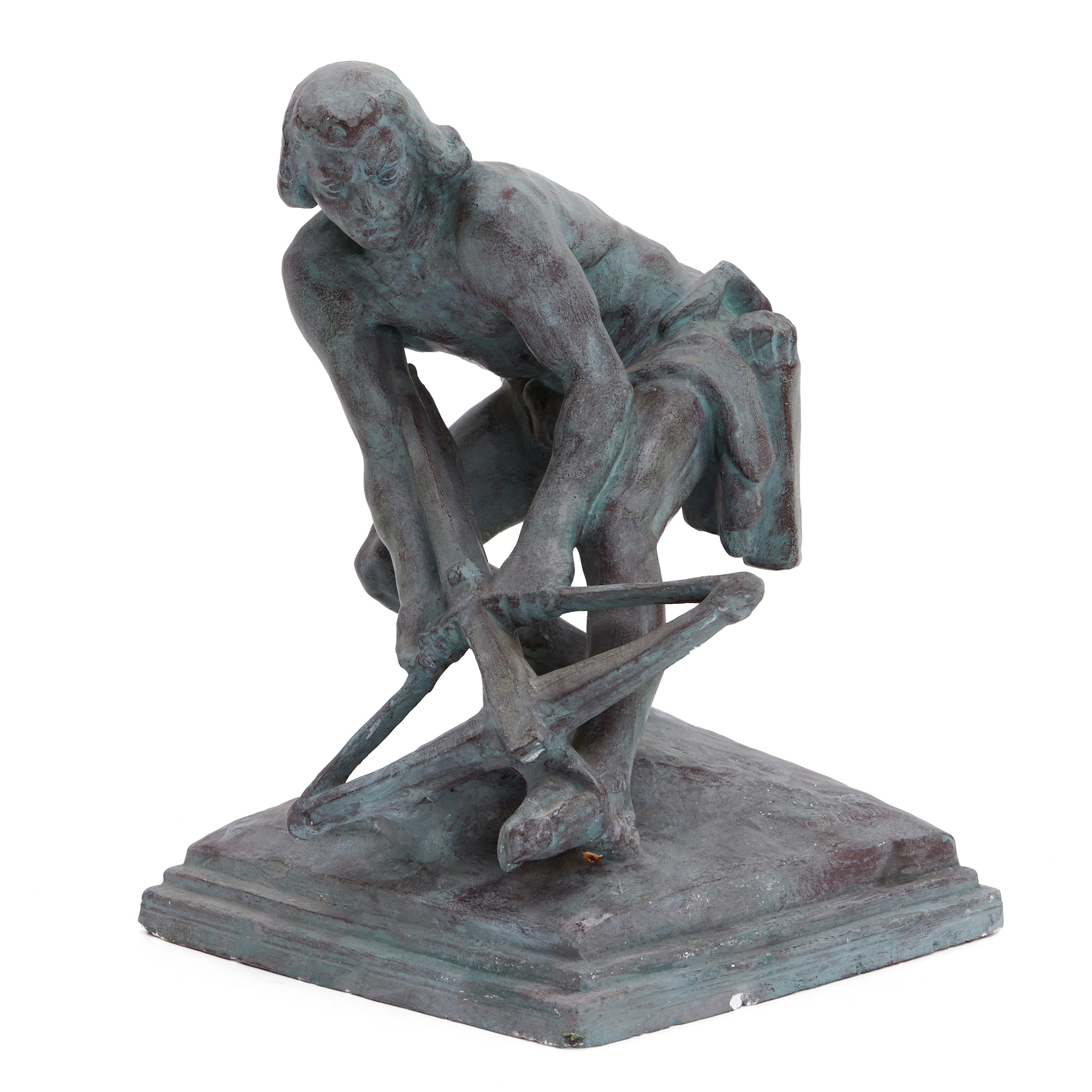 CHRISTIAN ERIKSSON (1858-1935), "Bågspännaren", signerad och daterad