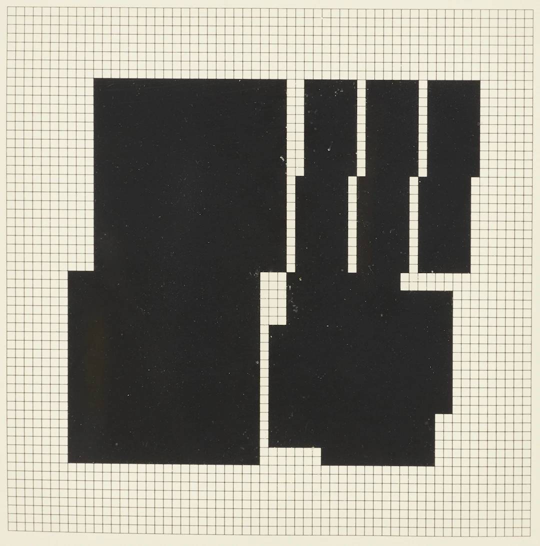 ATTILA KOVÁCS (Ungern/Tyskland, född 1938), "P3-A1", 1975, signerad
