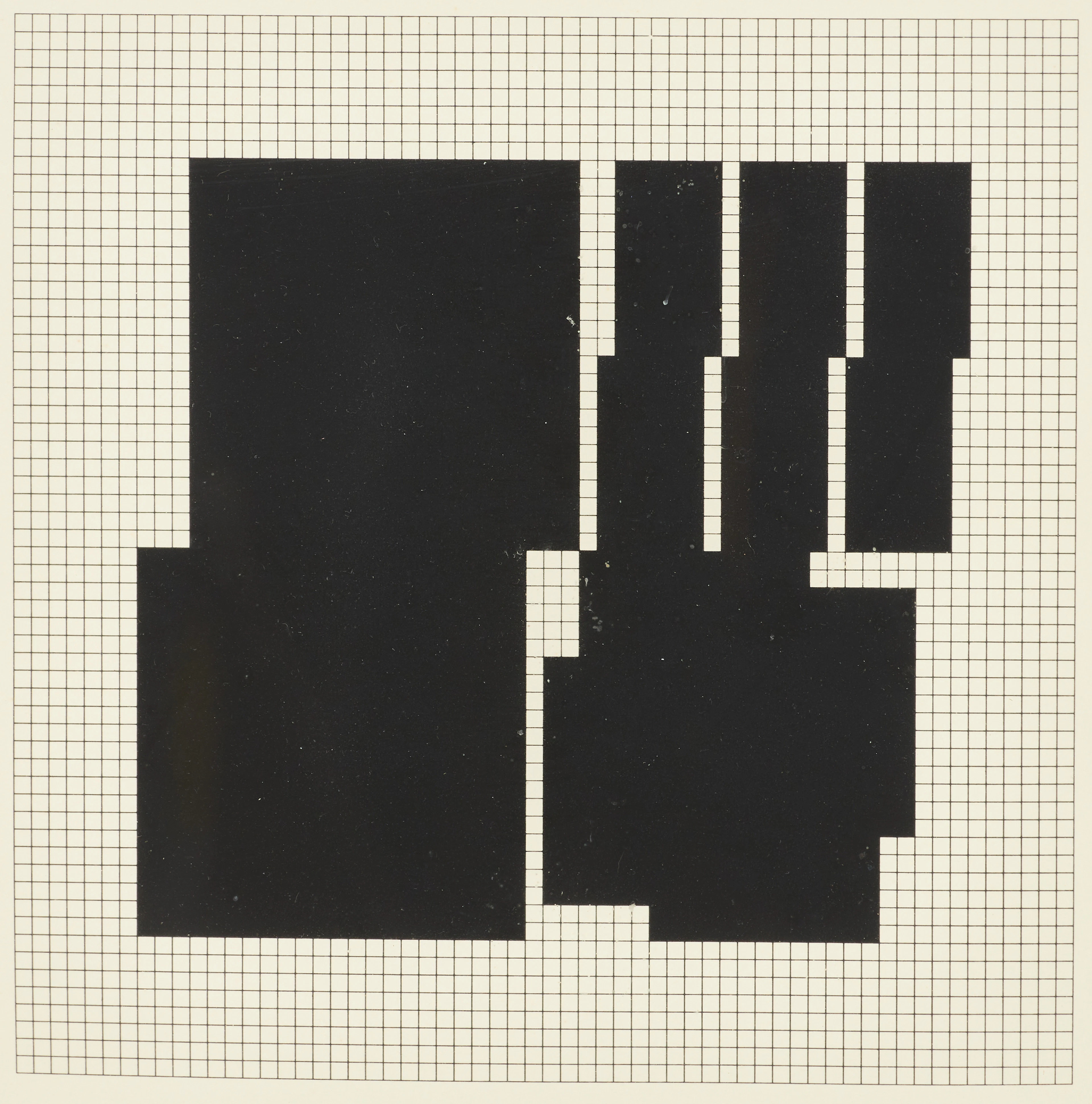 ATTILA KOVÁCS (Ungern/Tyskland, född 1938), "P3-A1", 1975, signerad