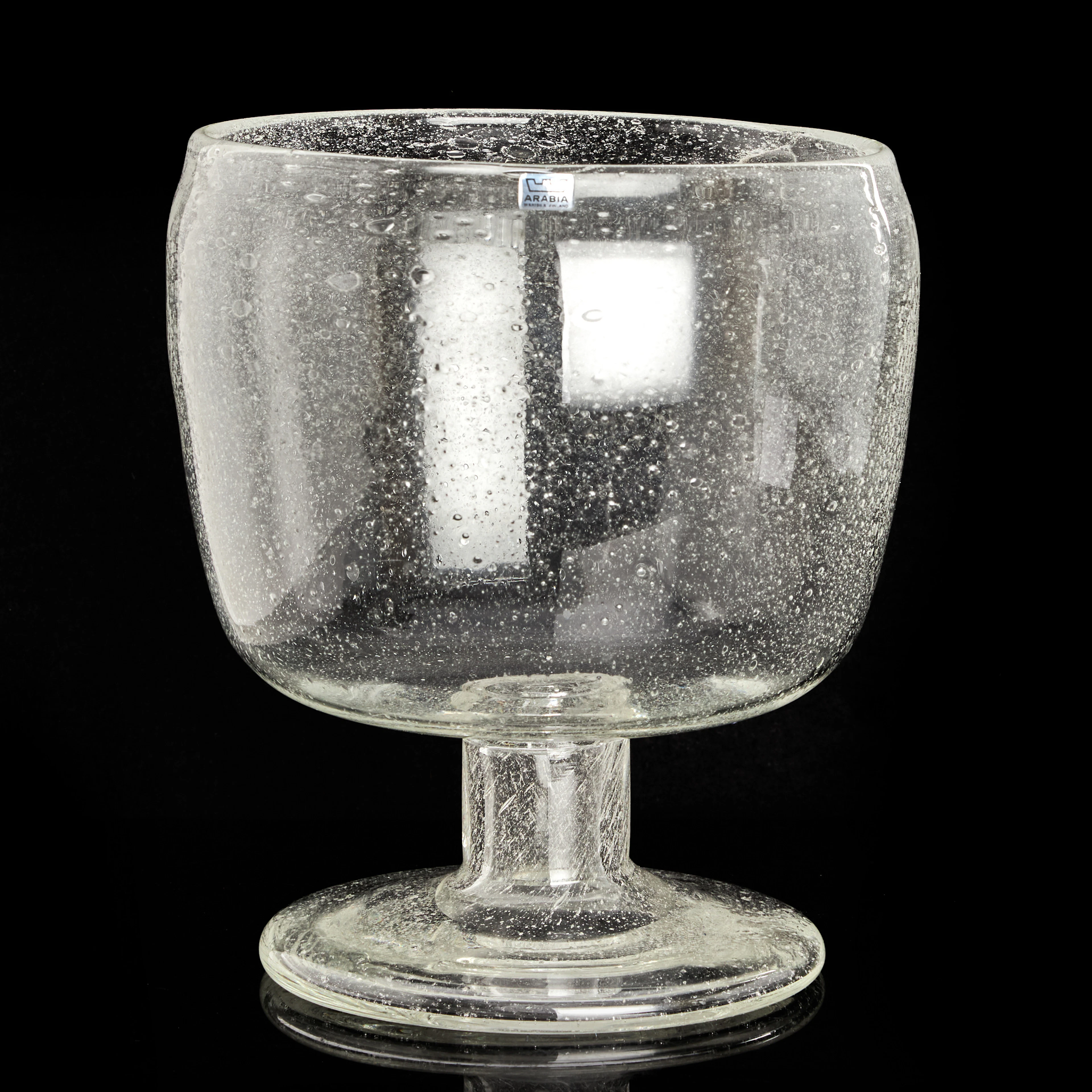 KAJ FRANCK (1911–1989). Skål på fot, "Sargasso", Iittala, Finland.