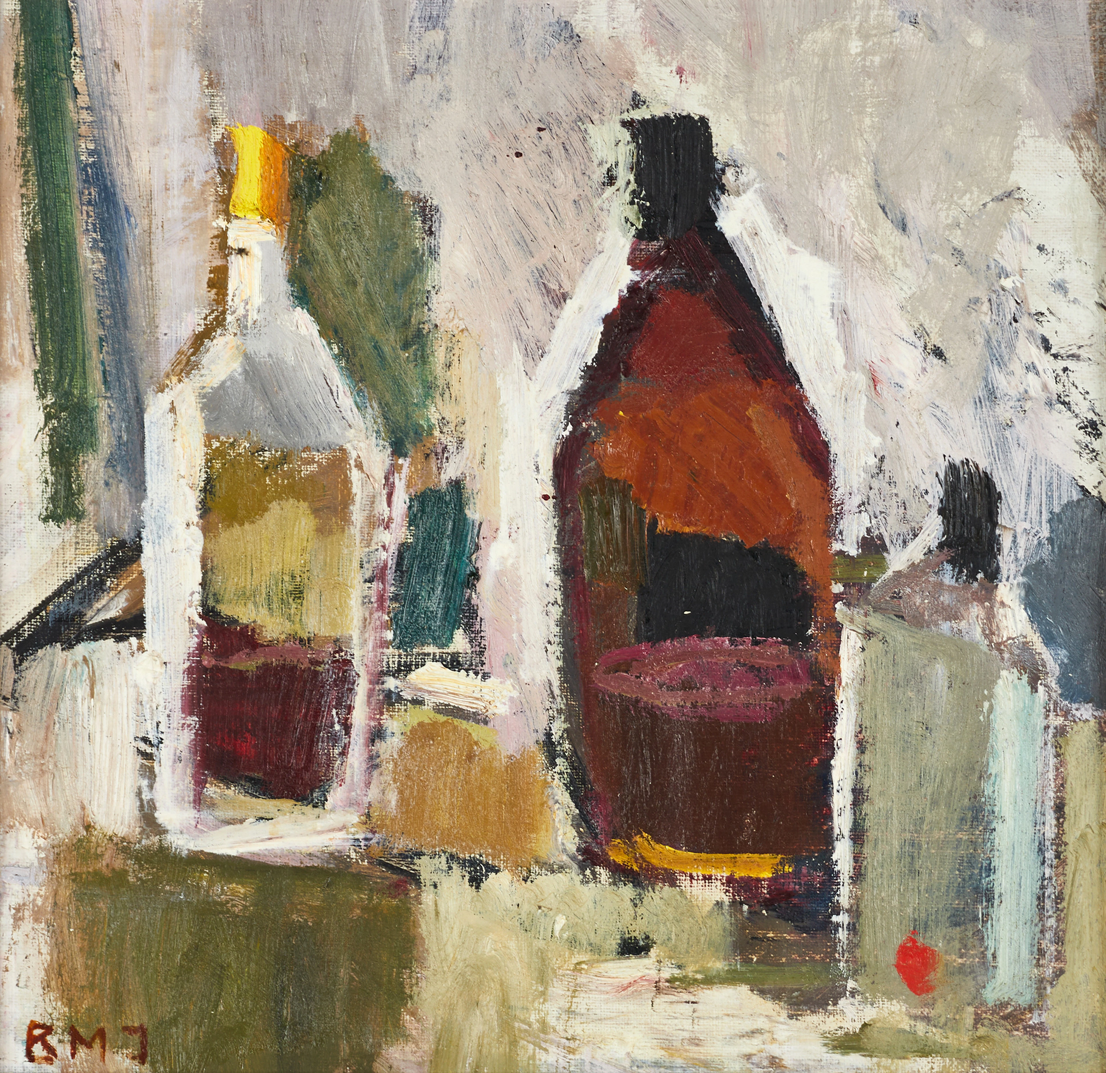 BRITT-MARIE JACOBSSON (Göteborg 1918-1992 Stockholm). ”Flaskor i motljus”