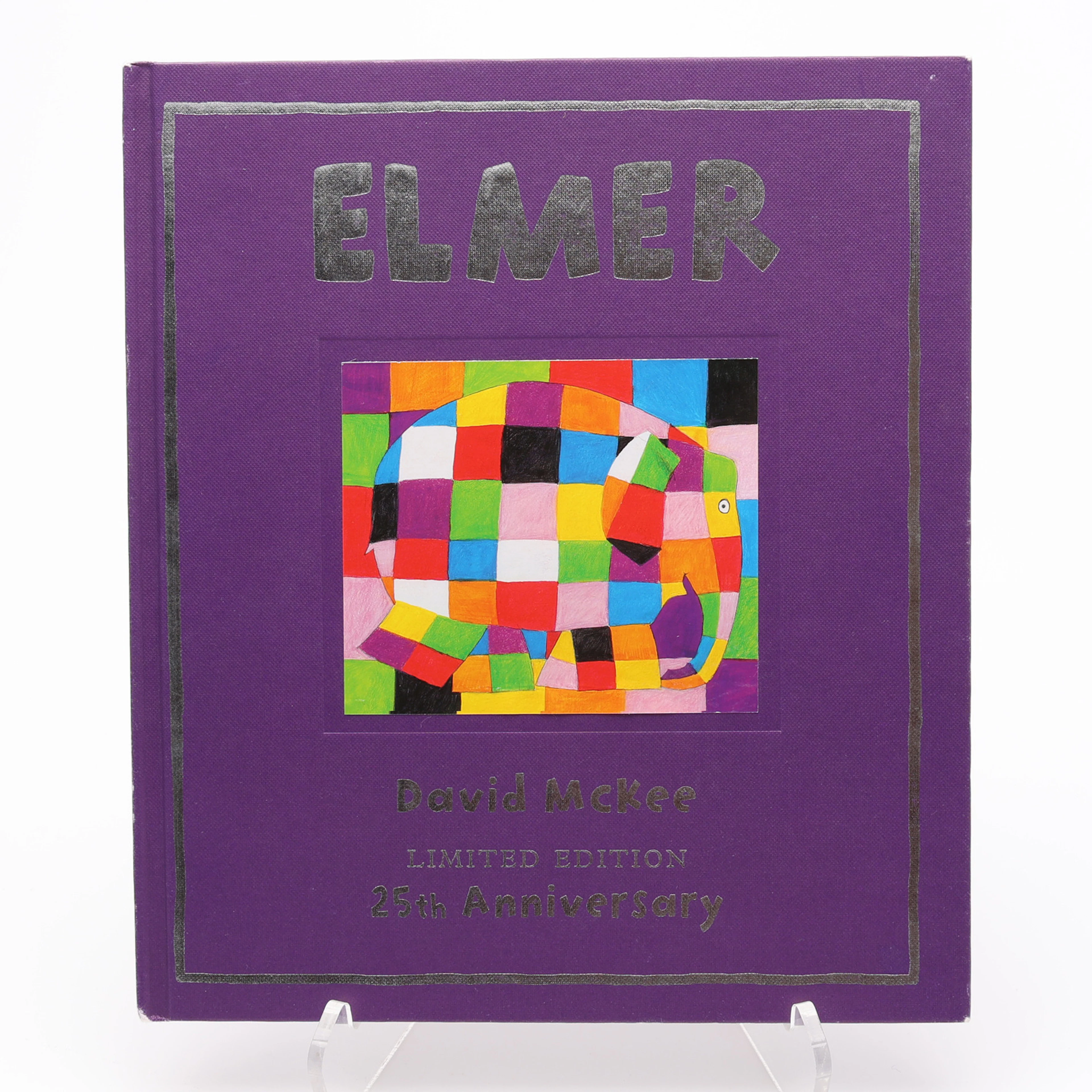 DAVID MCKEE'S BOK OM DEN UDDA ELEFANTEN ELMER I EN JUBILEUMSUTGÅVA