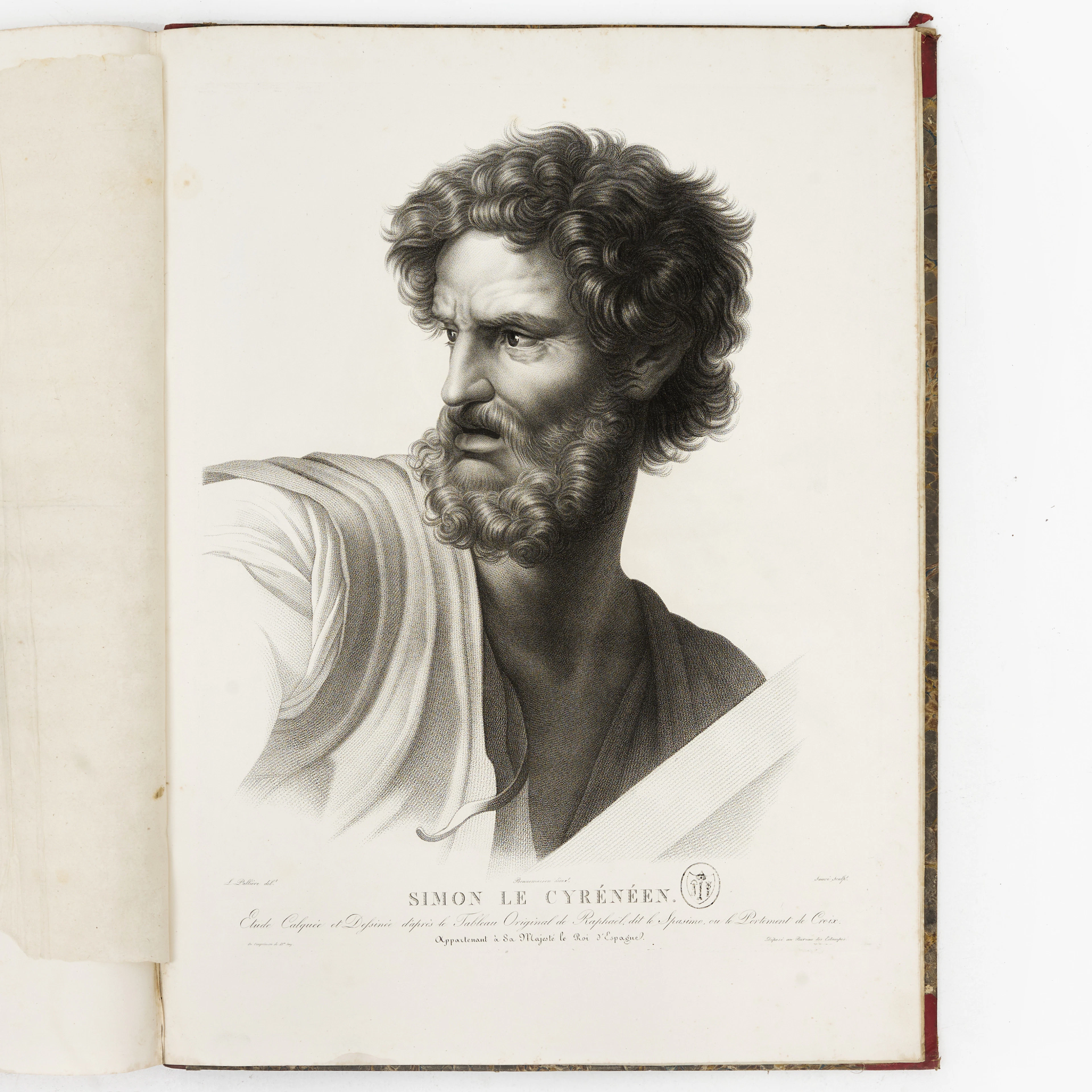 BONNEMAISON, "Suite d'Études calquées et dessinées d'après Cinq Tableaux