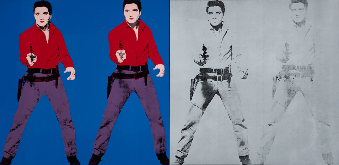 ANDY WARHOL (USA, 1928-1987). (efter), "Elvis I and II" (Art Gallery