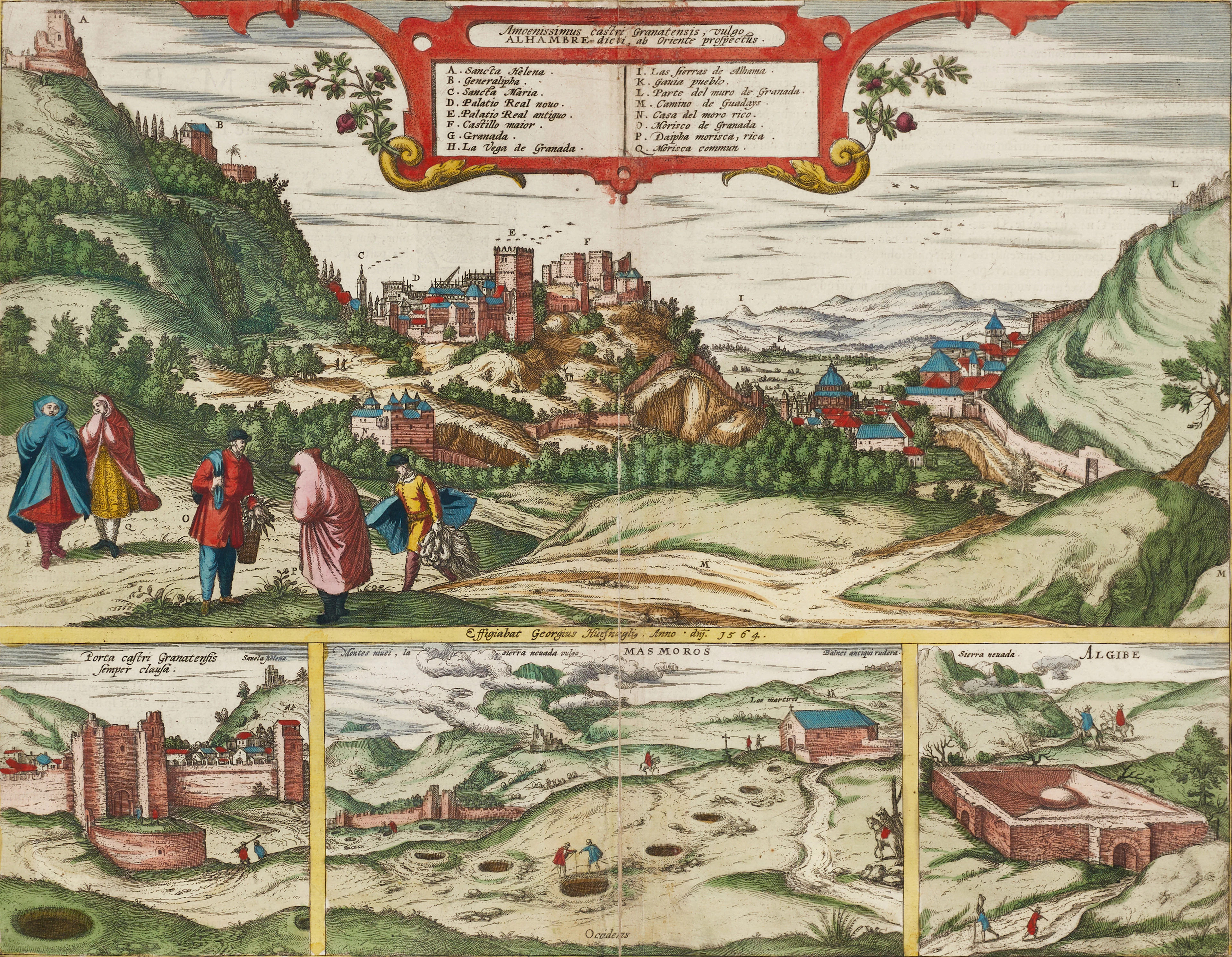 BRAUN/HOGENBERG, Amoenissimus castri Granatensis, vulgo Alhambre dicti