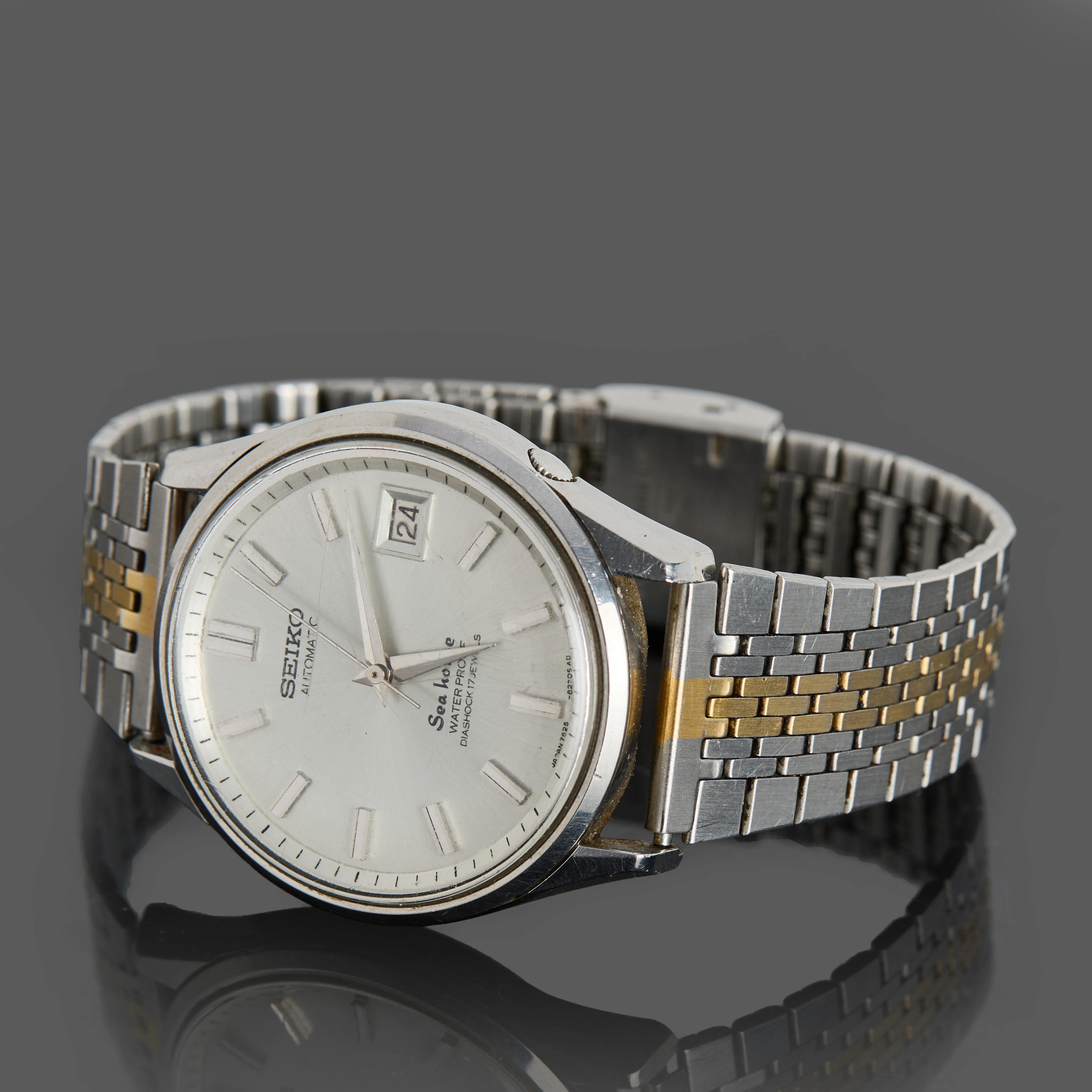 HERRARMBANDSUR, Seiko Sea Horse, stål.