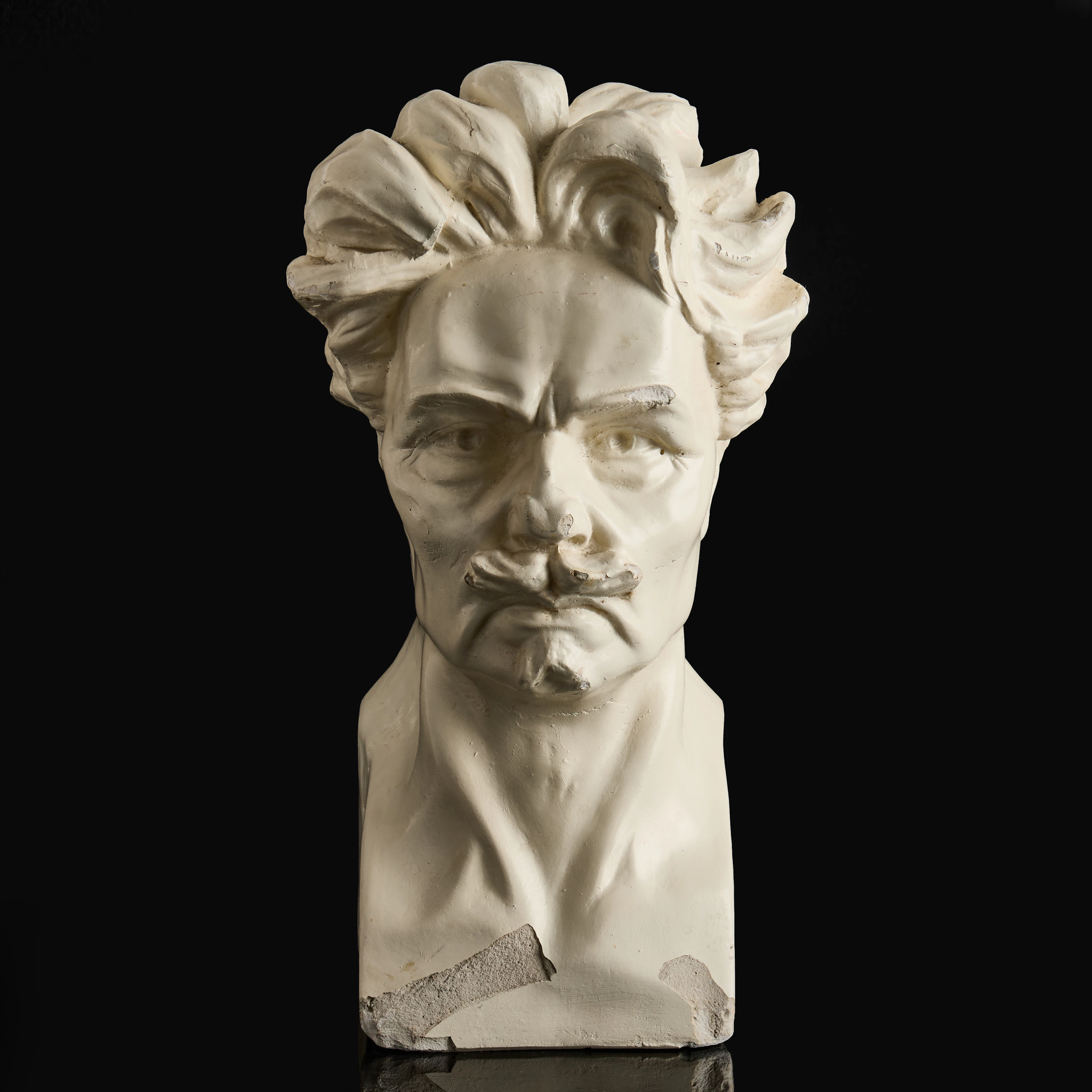 CARL ELDH (1873-1954). efter, Porträttbyst föreställande. AUGUST STRINDBERG