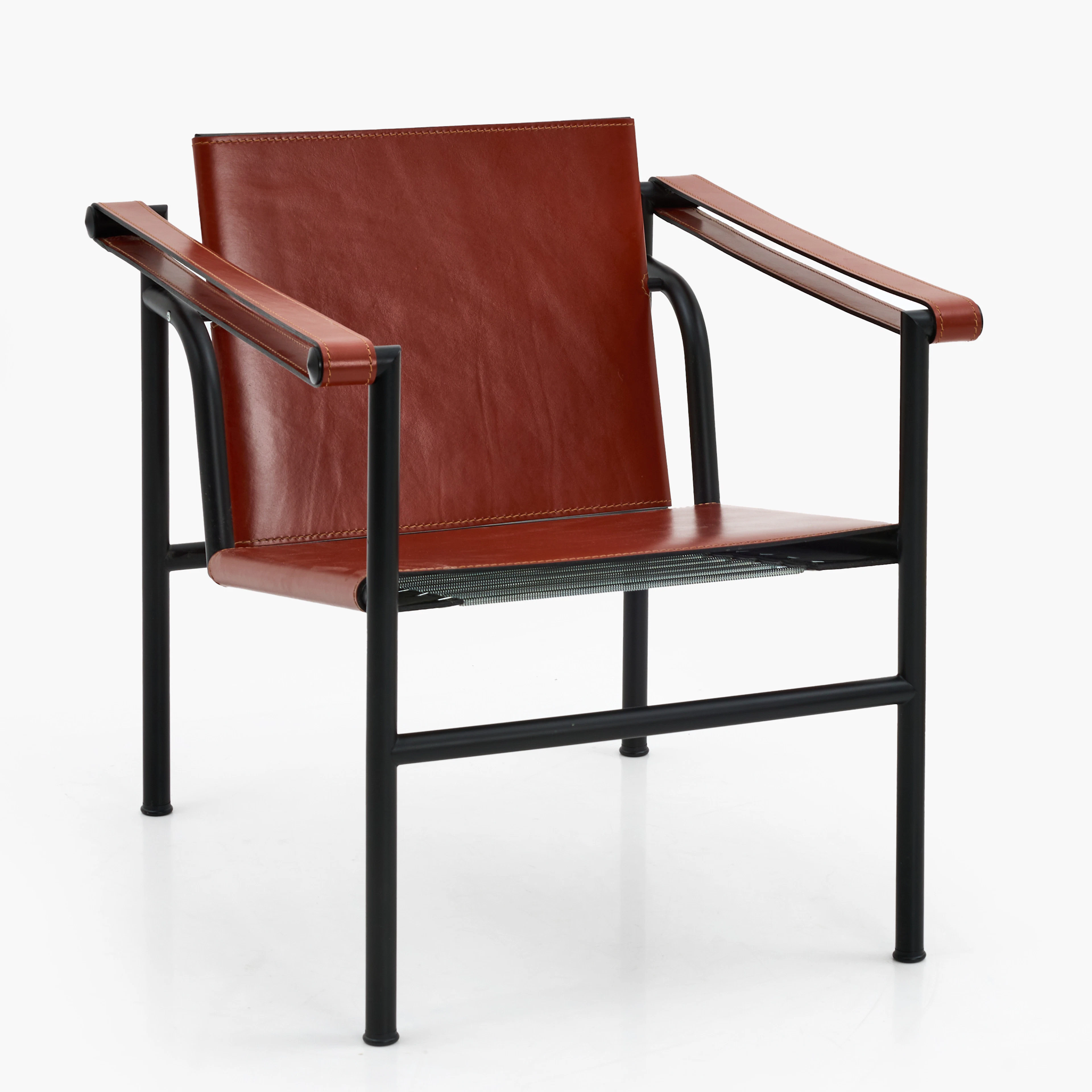 LE CORBUSIER. "LC 1", karmstol, Cassina, formgiven 1928, stomme av