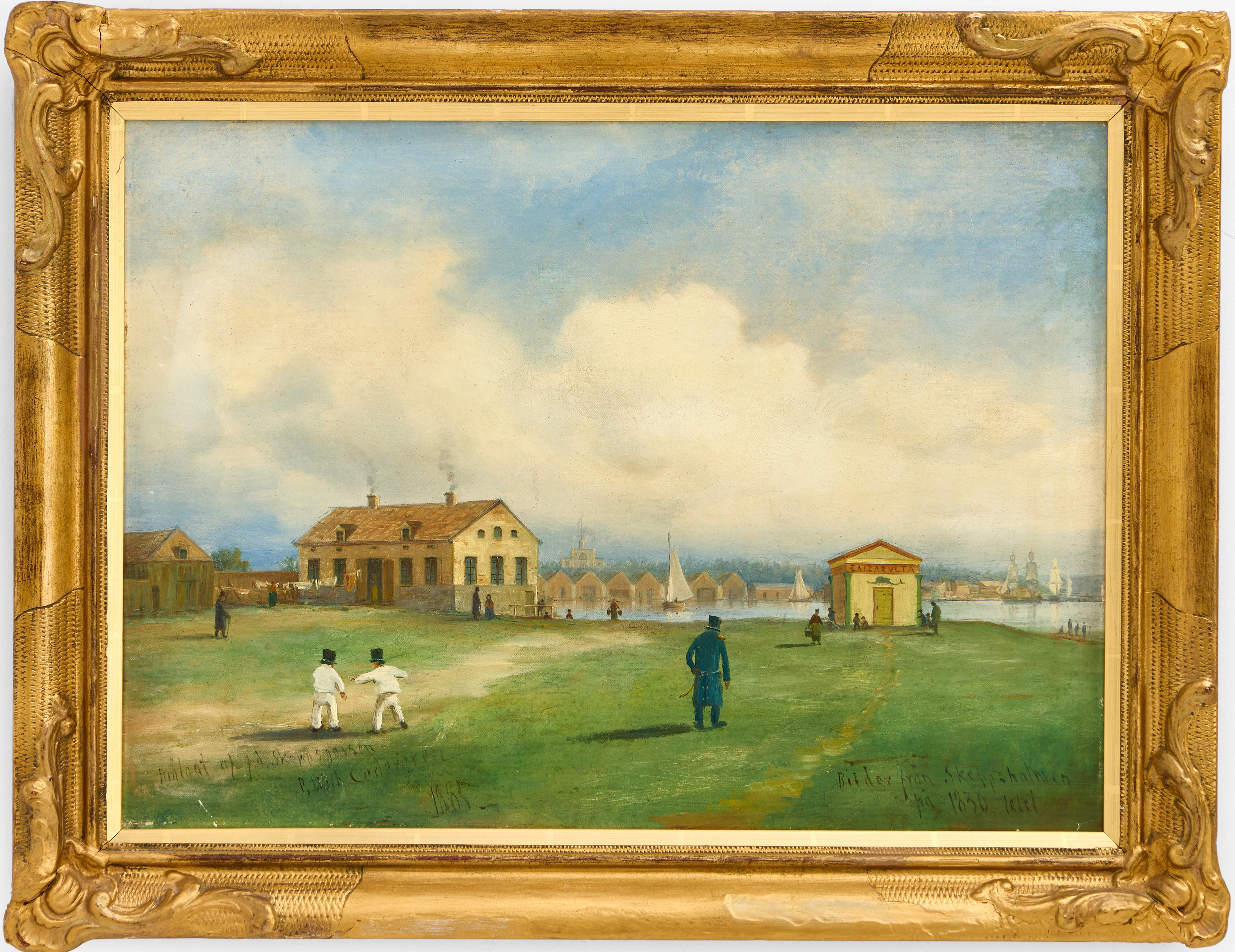 PER WILHELM CEDERGREN (Sverige, 1820-1896): ”Bilder från Skeppsholmen"
