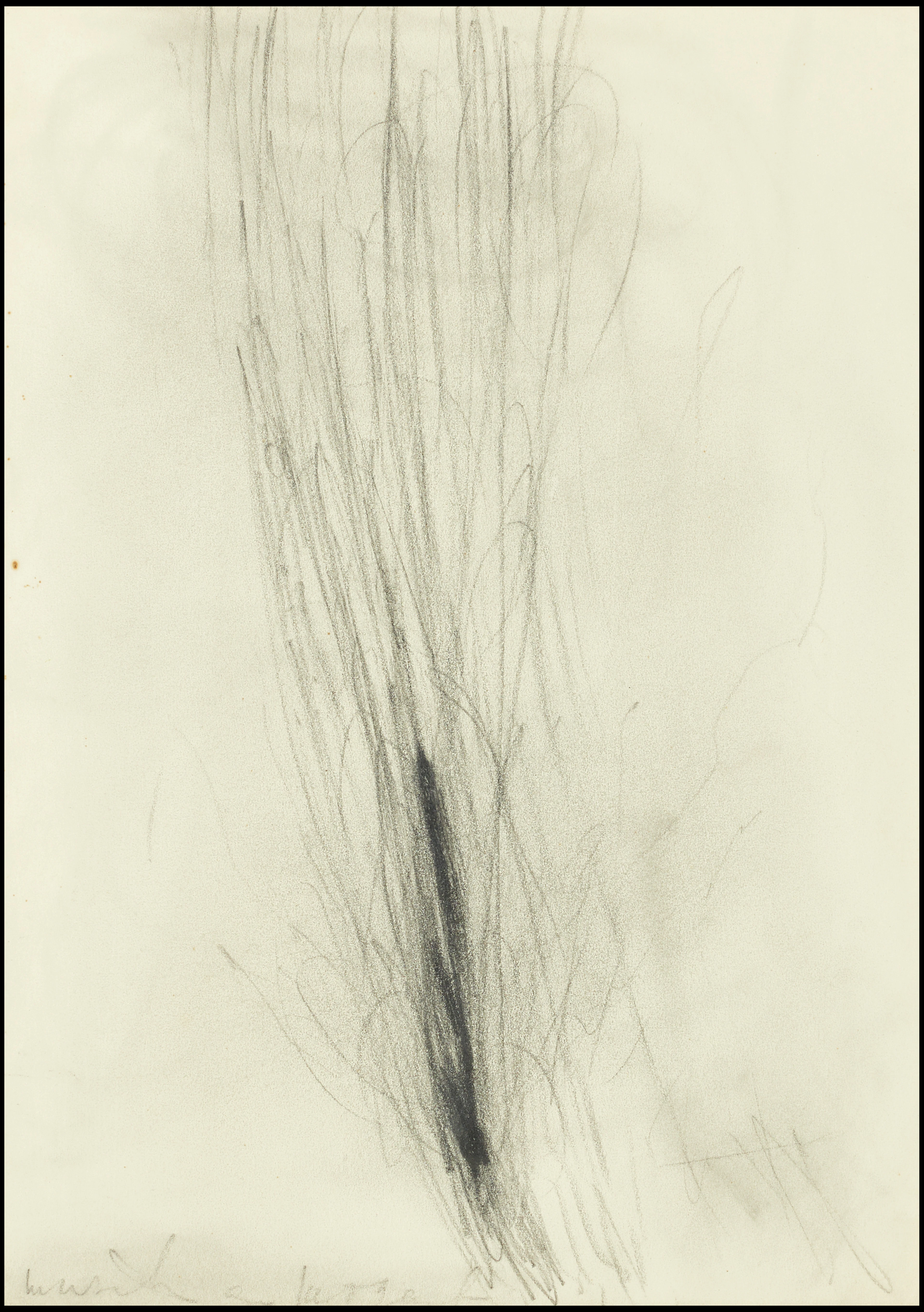 EDDIE FIGGE (1904-2003): Komposition, signerad, blyerts.