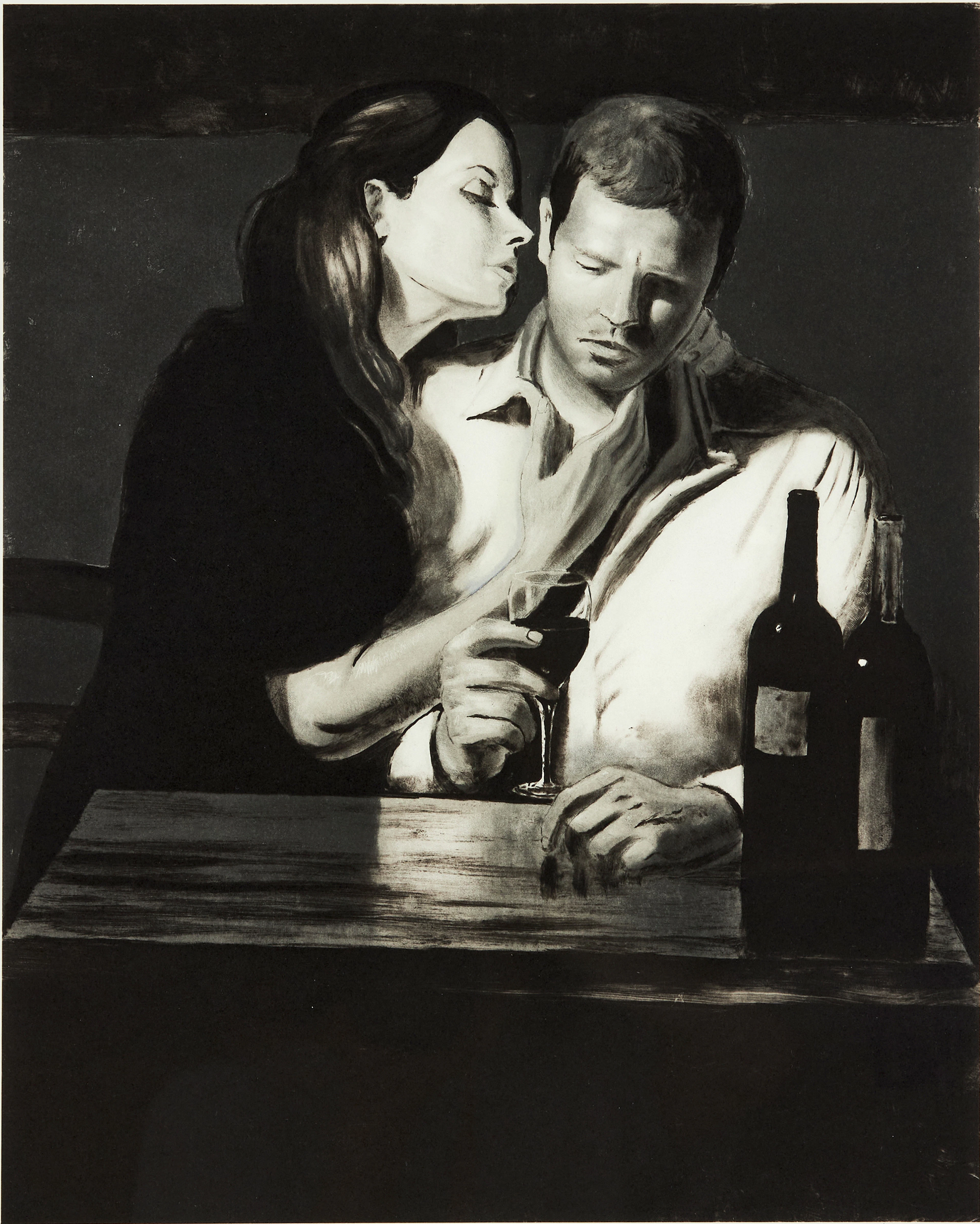 ALEXANDER KLINGSPOR (FÖDD 1977). "Stop drinking baby", signerad och