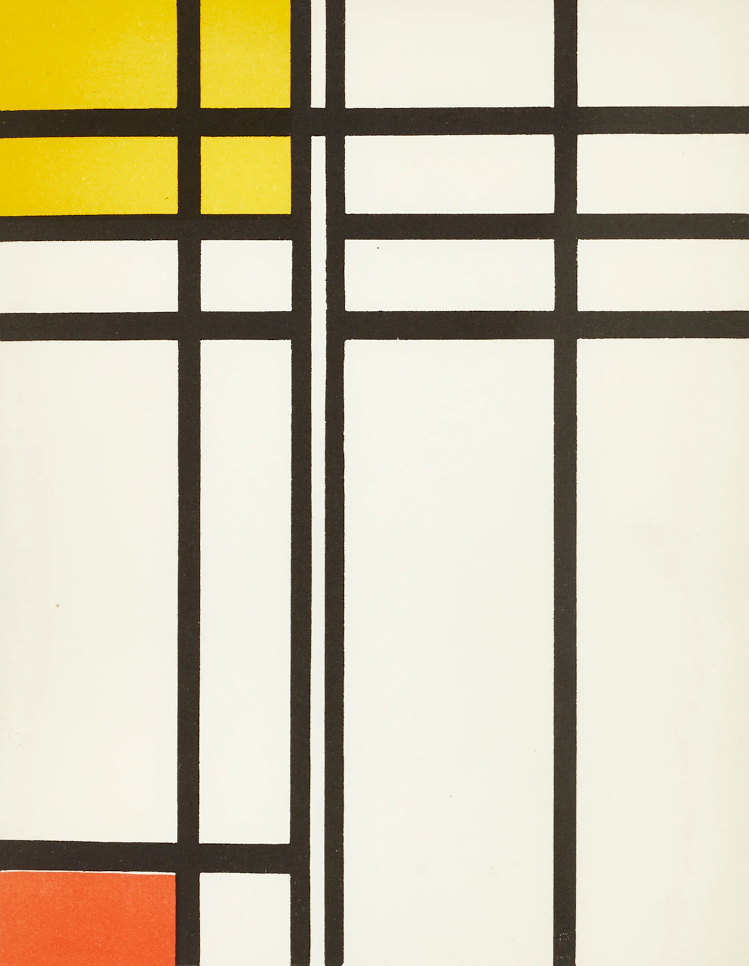 PIET MONDRIAN, efter, 1956, Komposition, färgtryck.