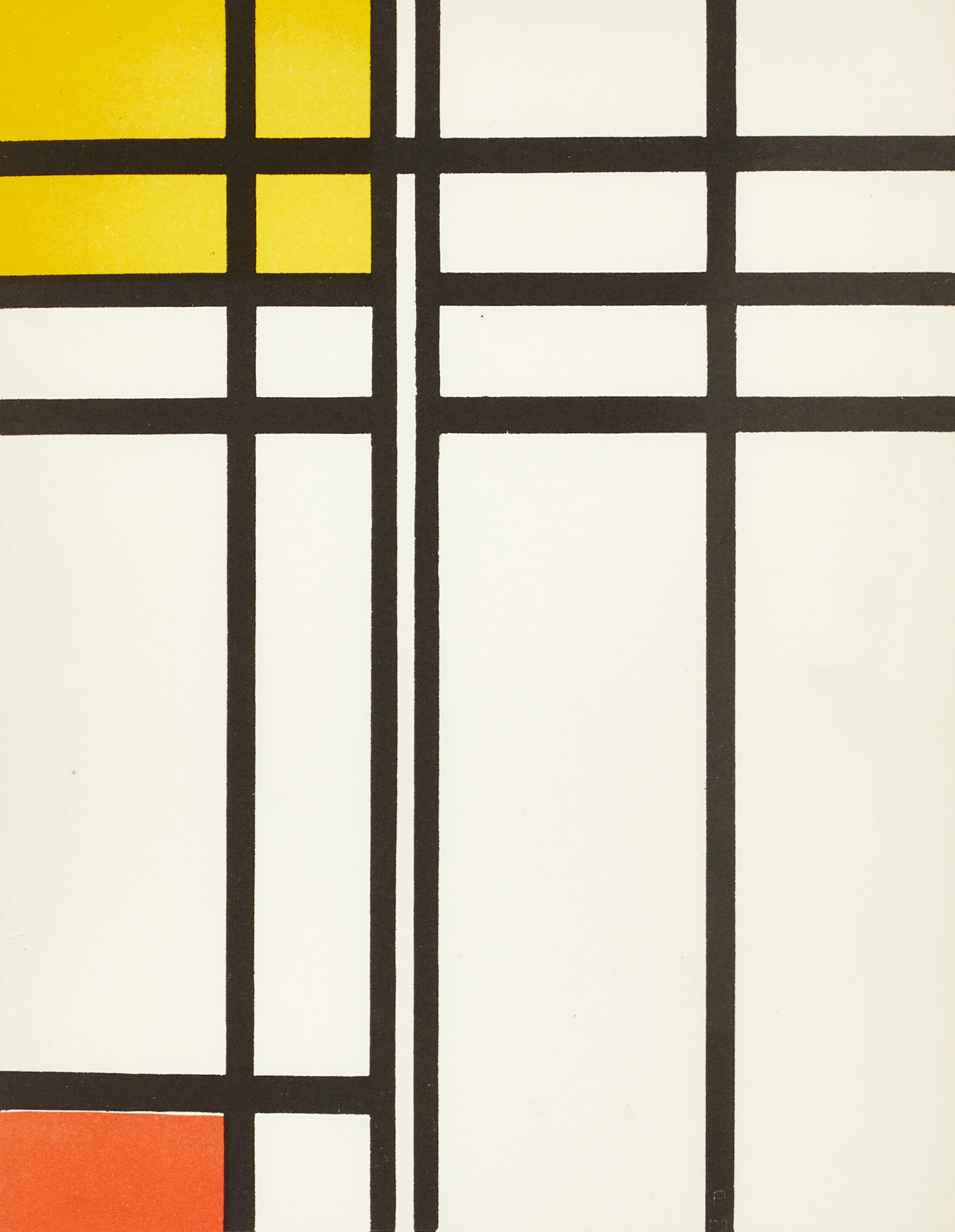 PIET MONDRIAN, efter, 1956, Komposition, färgtryck.