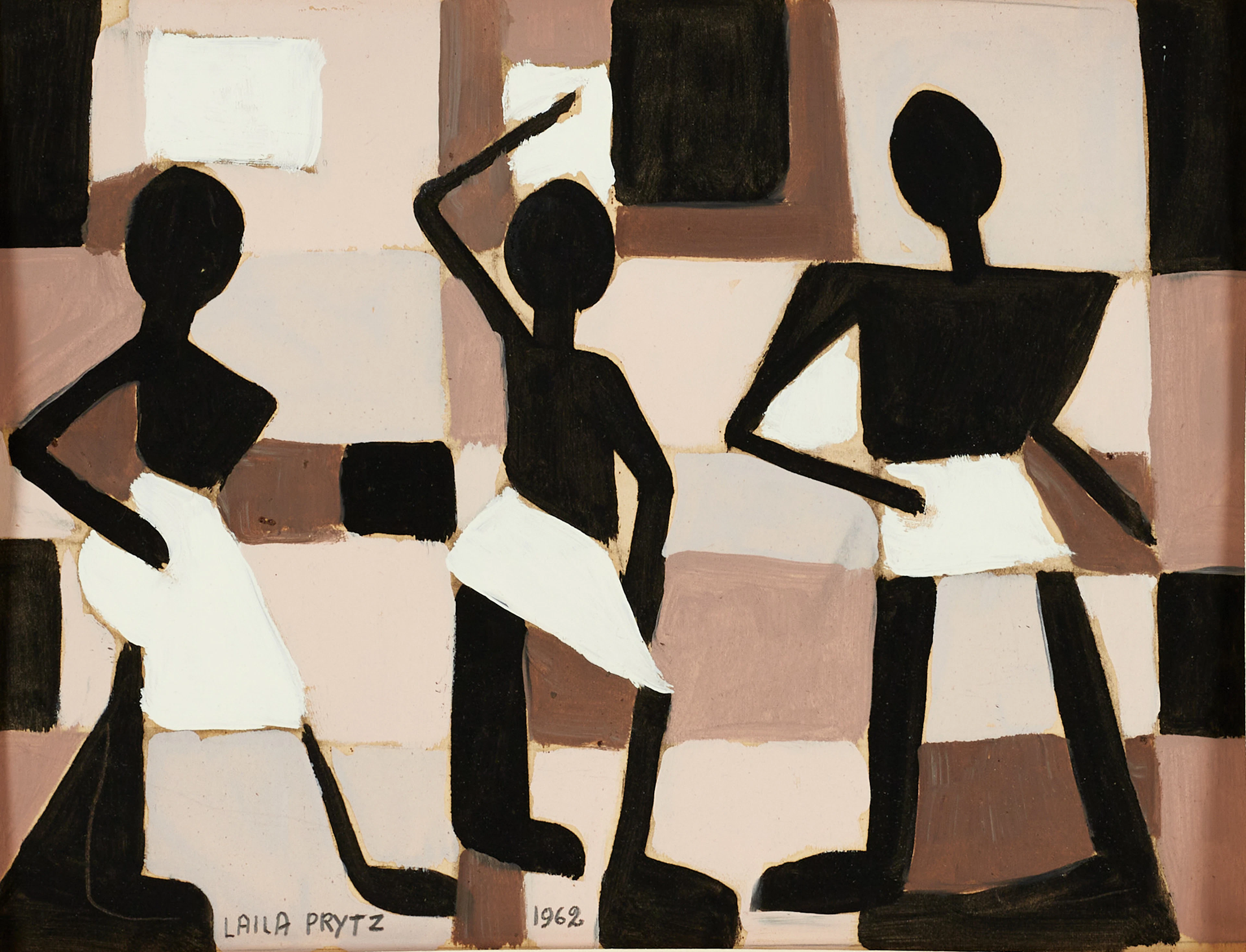 LAILA PRYTZ (Sverige, Gällivare 1907-1982 Stockholm). Figurkomposition