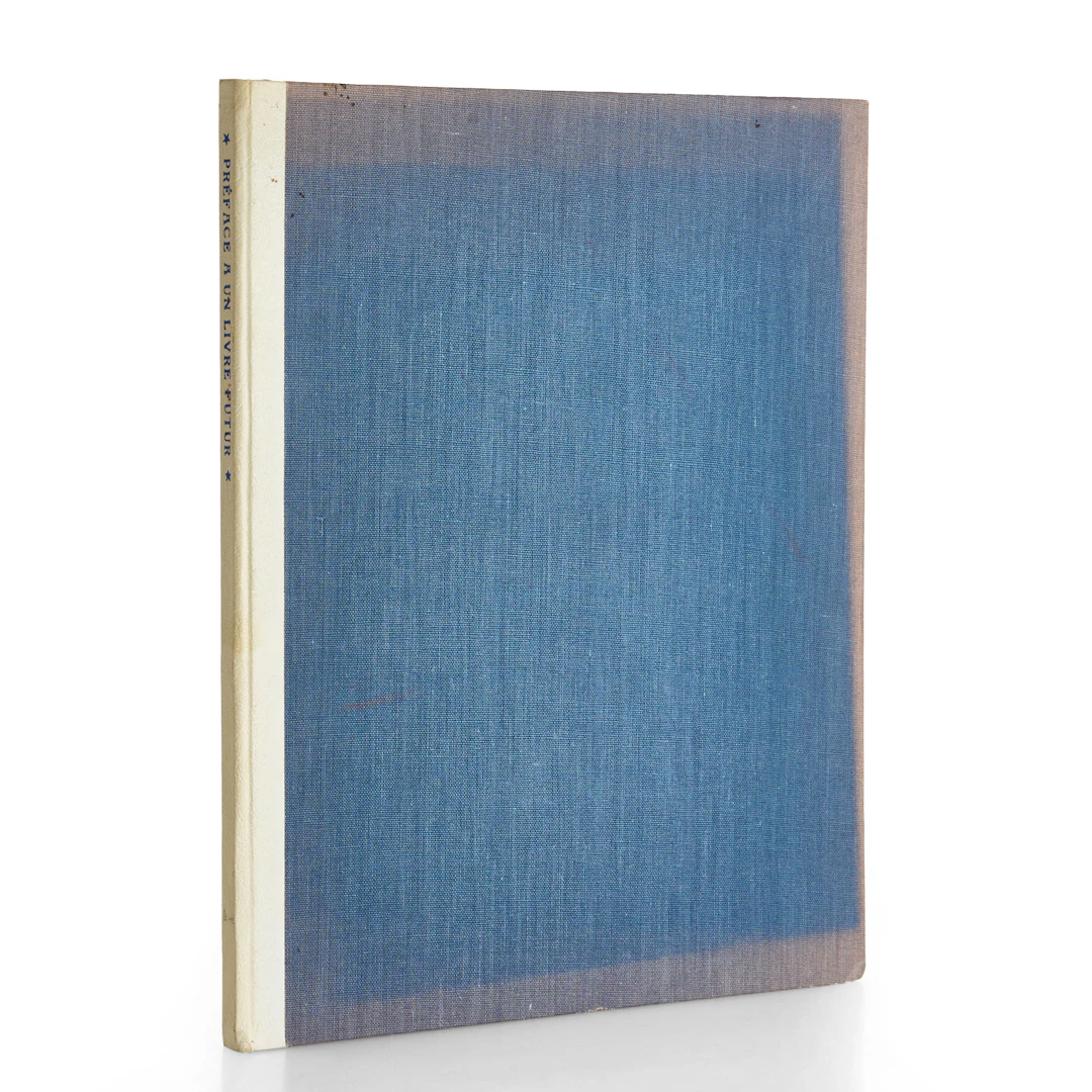 JEAN DEWASNE (1921-1999). 'Préface a un Livre Futur', bok med 16 originallitogra