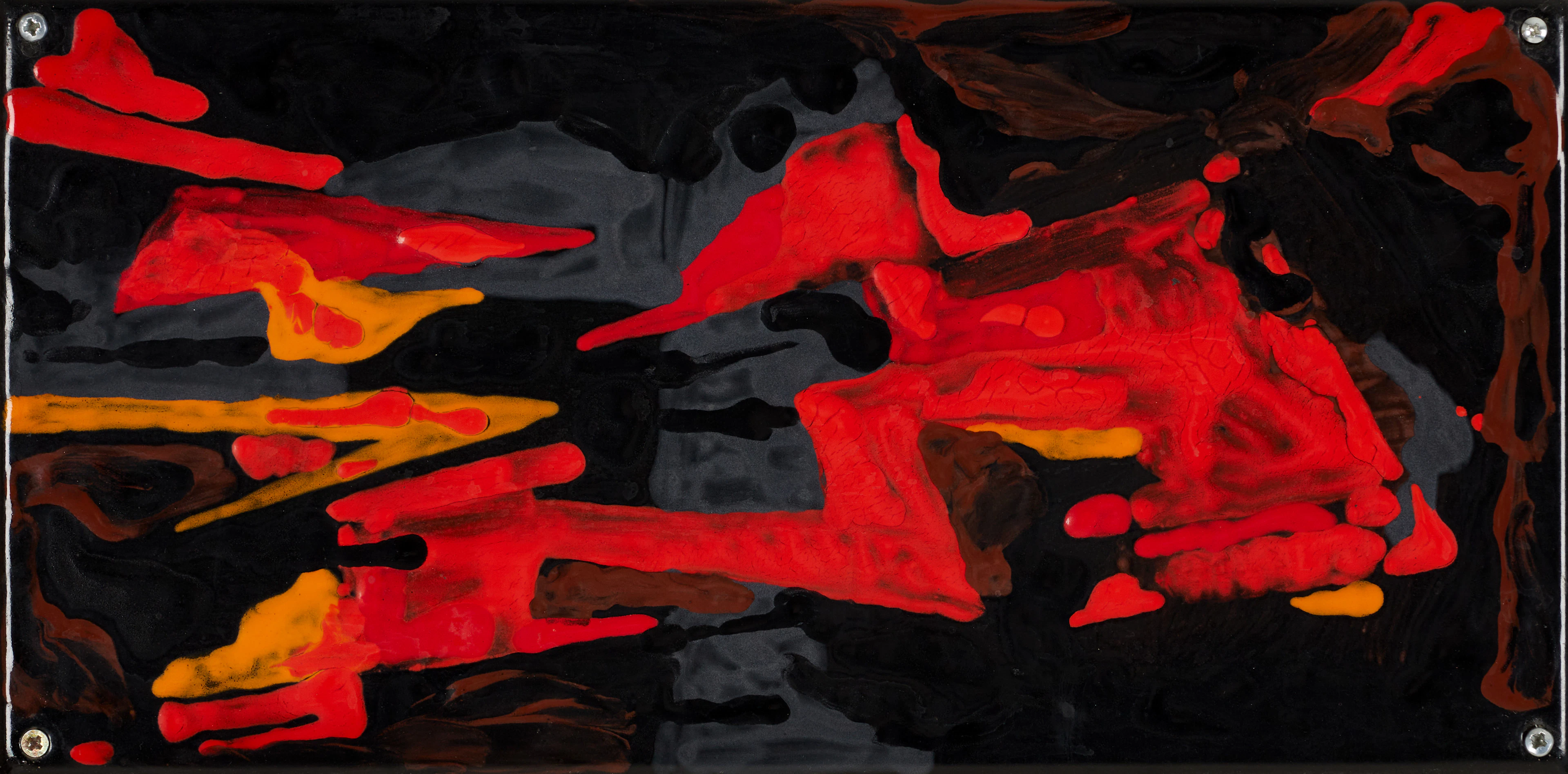 LEIF KNUDSEN (1928-1975). "Emalj IV", signerad samt daterad 1959 a