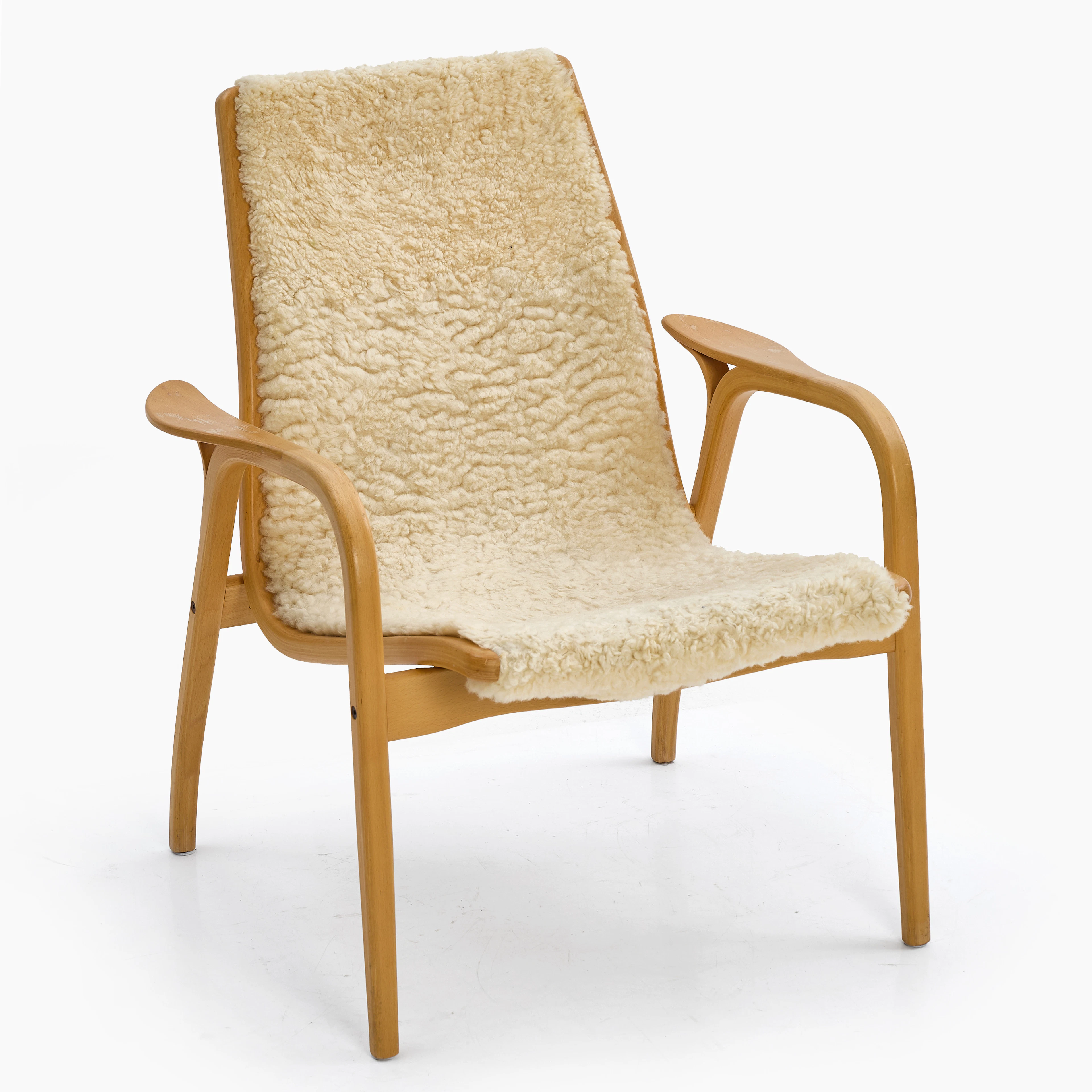 YNGVE EKSTRÖM (SVERIGE, 1913–1988). fåtölj, "Laminett", Swedese, brännmärkt