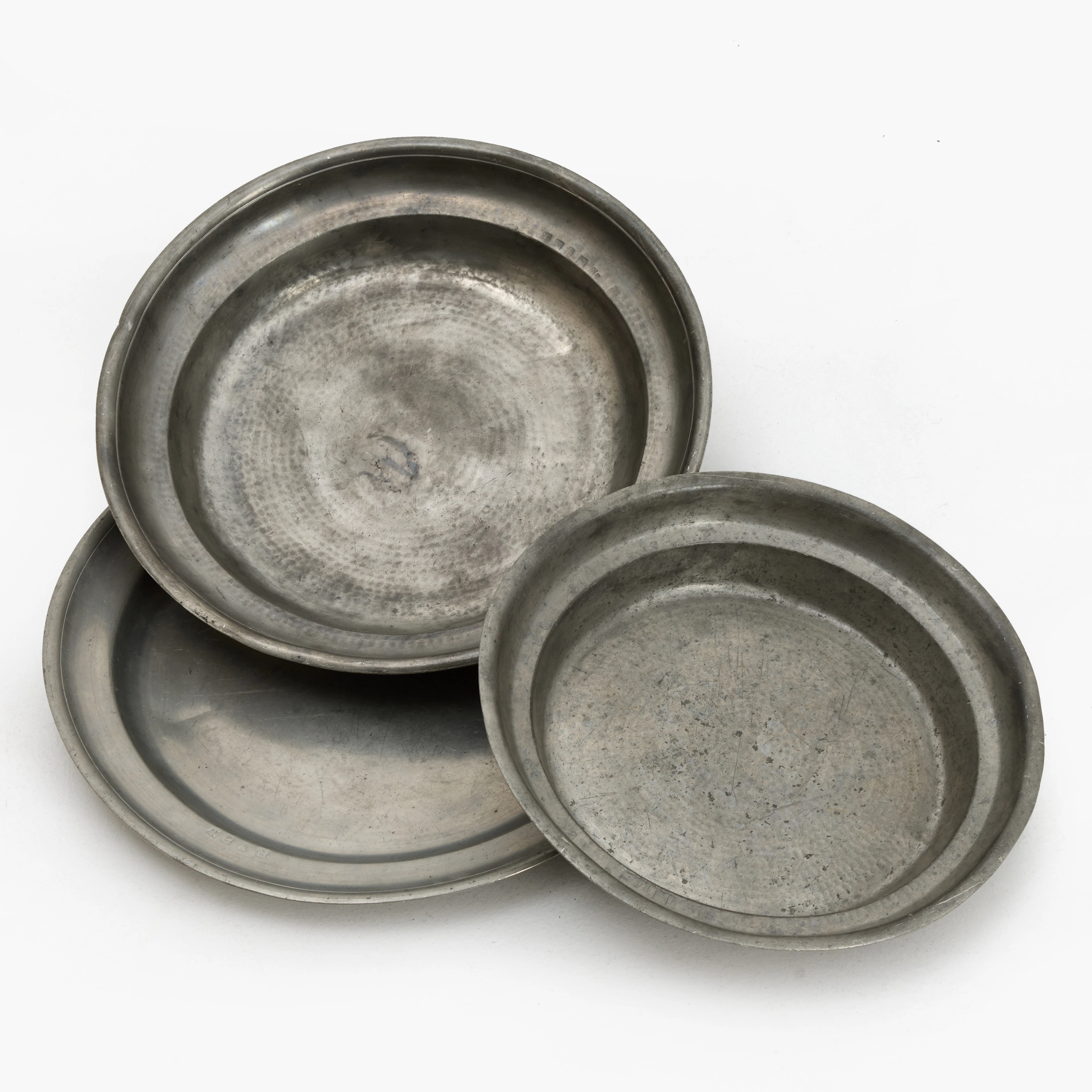 TENNFAT, 3 st, 1800-tal. Lars Fredric Fahlander (Hudiksvall) Johan