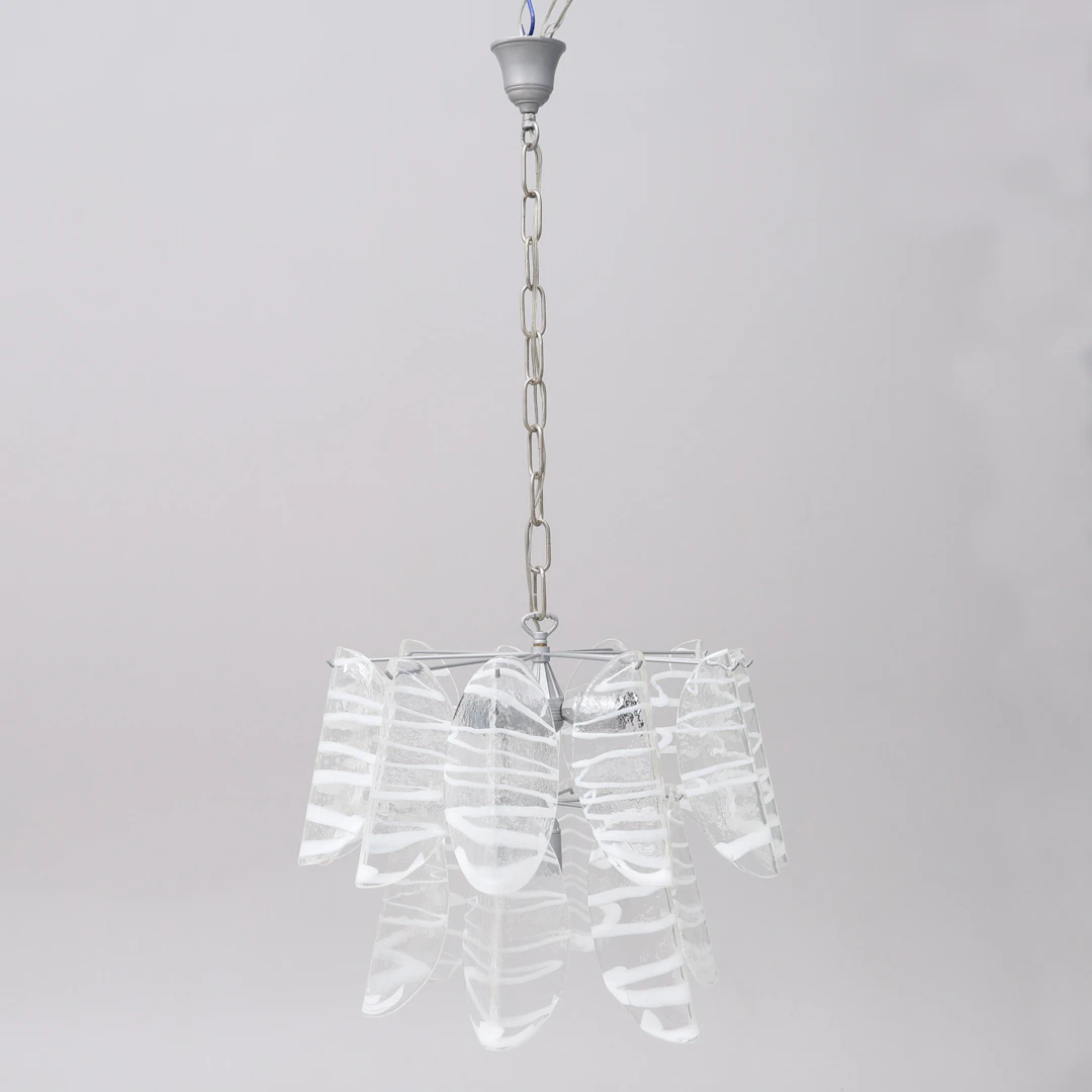 TAKLAMPA, TROLIGEN MAZZEGA, MURANO, ITALIEN, 1970-TAL.