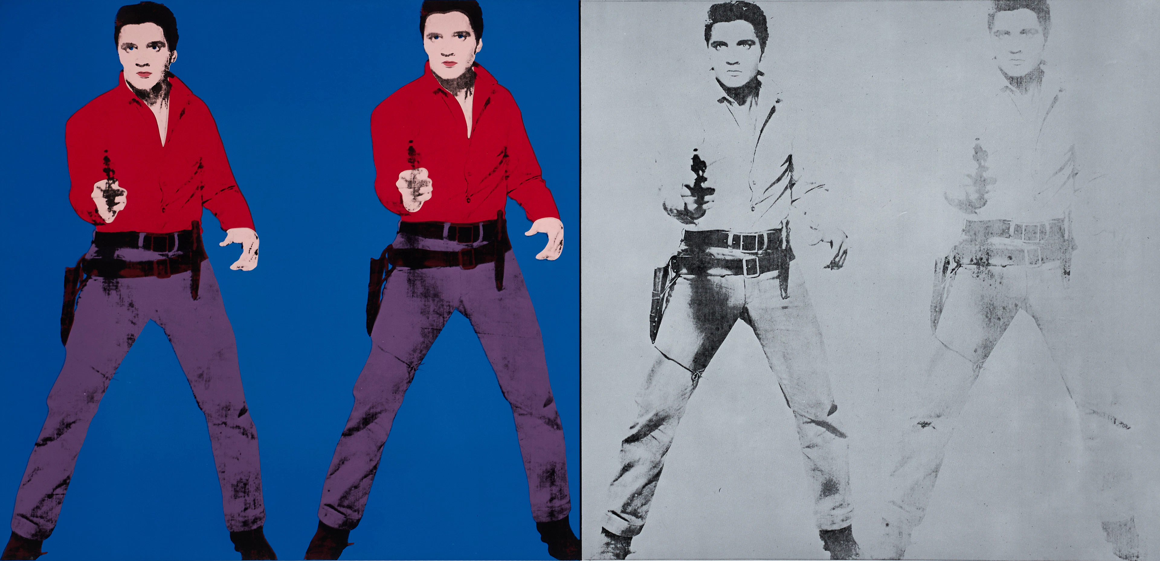 ANDY WARHOL (USA, 1928-1987). (efter), "Elvis I and II" (Art Gallery